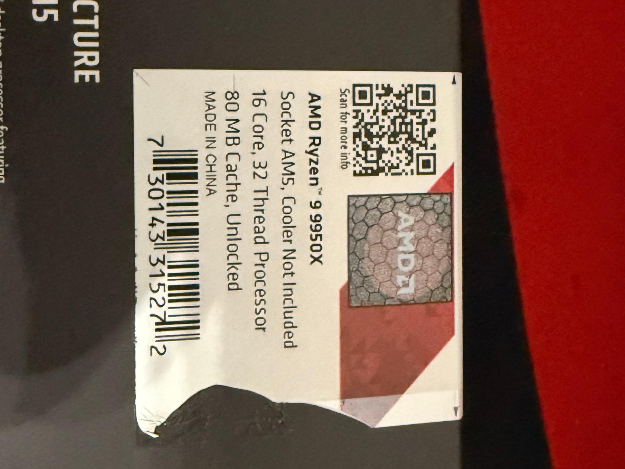 AMD Ryzen 9 9950X