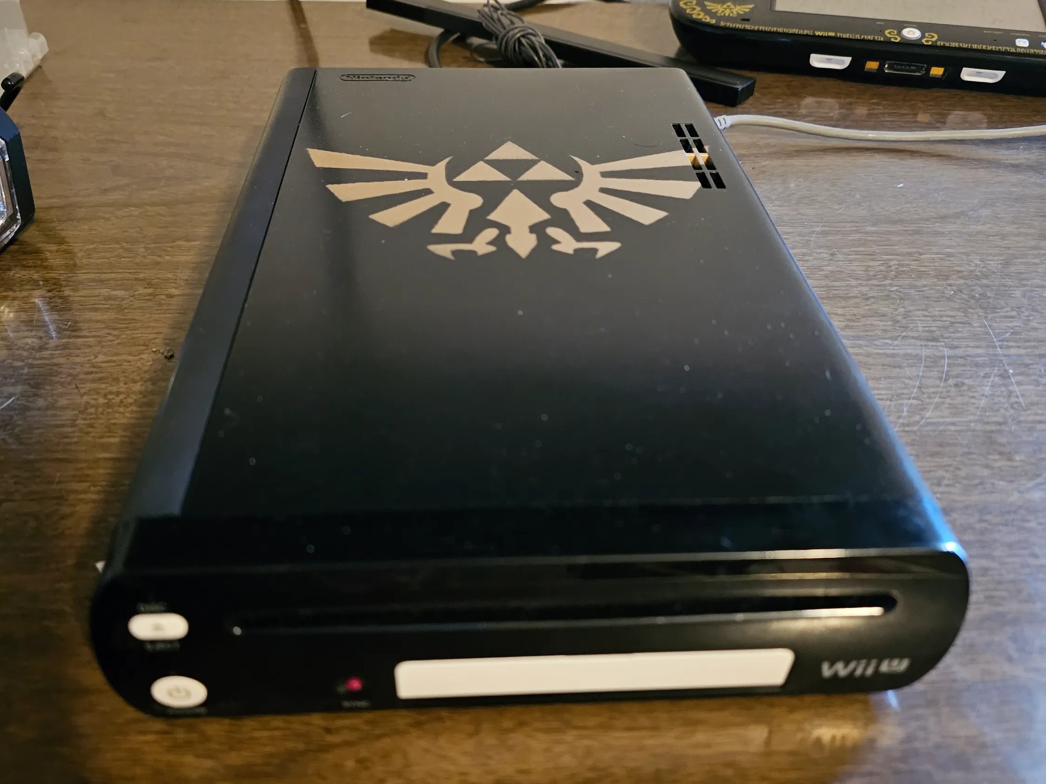 Custom Zelda Gold Crest Wii U 256GB NAND