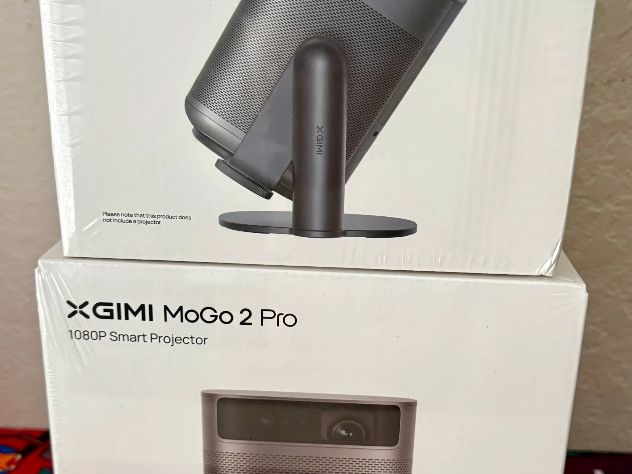 XGIMI MoGo 2 Pro 1080P Portable Smart Projector w/ WiFi and Bluetooth + Stand