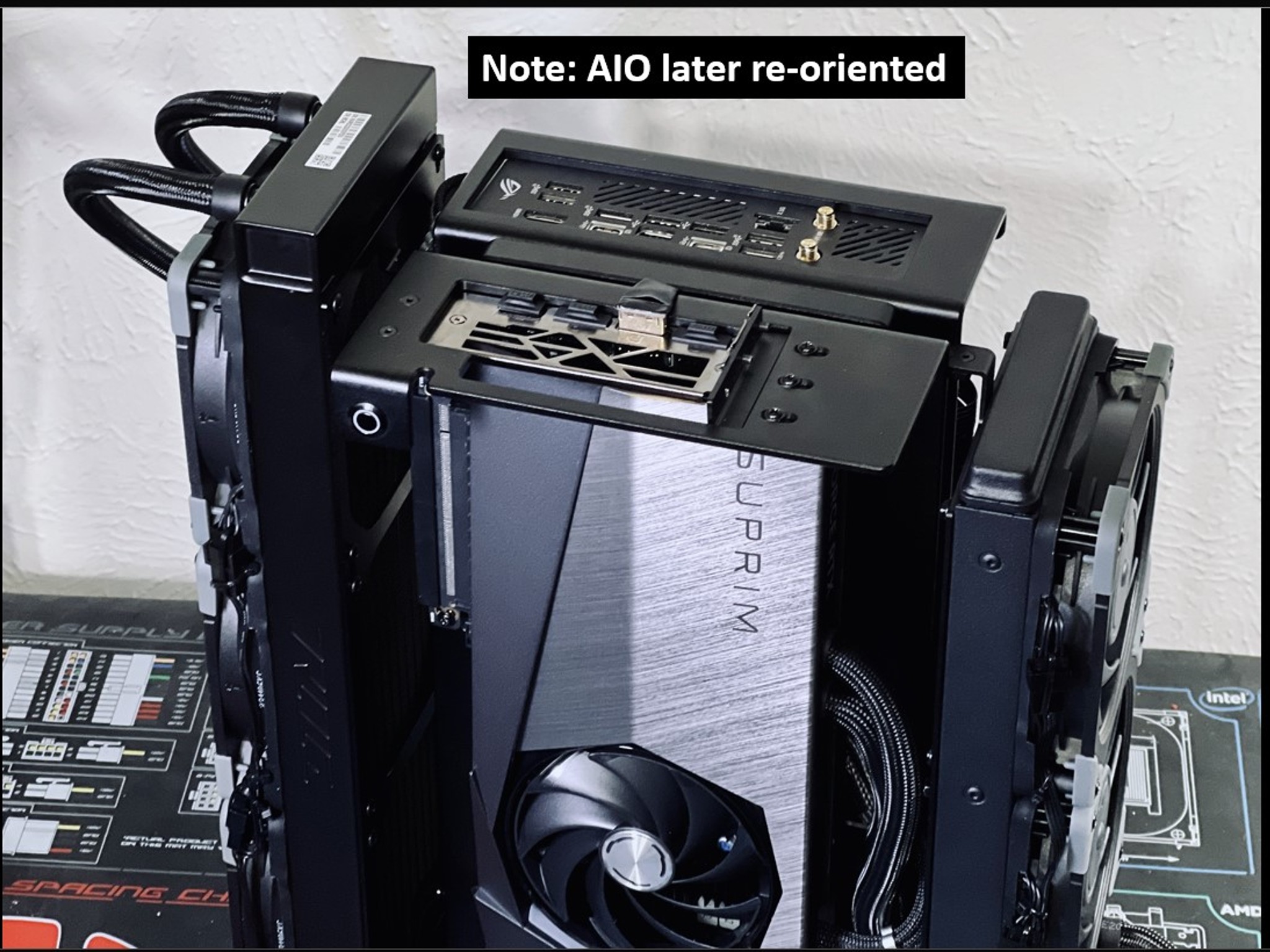 High-end Gaming PC in the Xproto-L - 7800X3D, RTX 4090, 64GB Dom. Titanium DDR5, Dual AIO Cooling