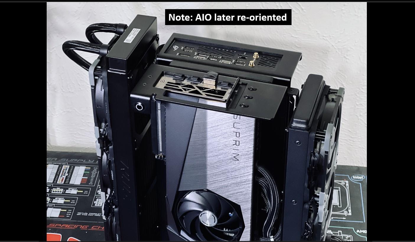 High-end Gaming PC in the Xproto-L - 7800X3D, RTX 4090, 64GB Dom. Titanium DDR5, Dual AIO Cooling