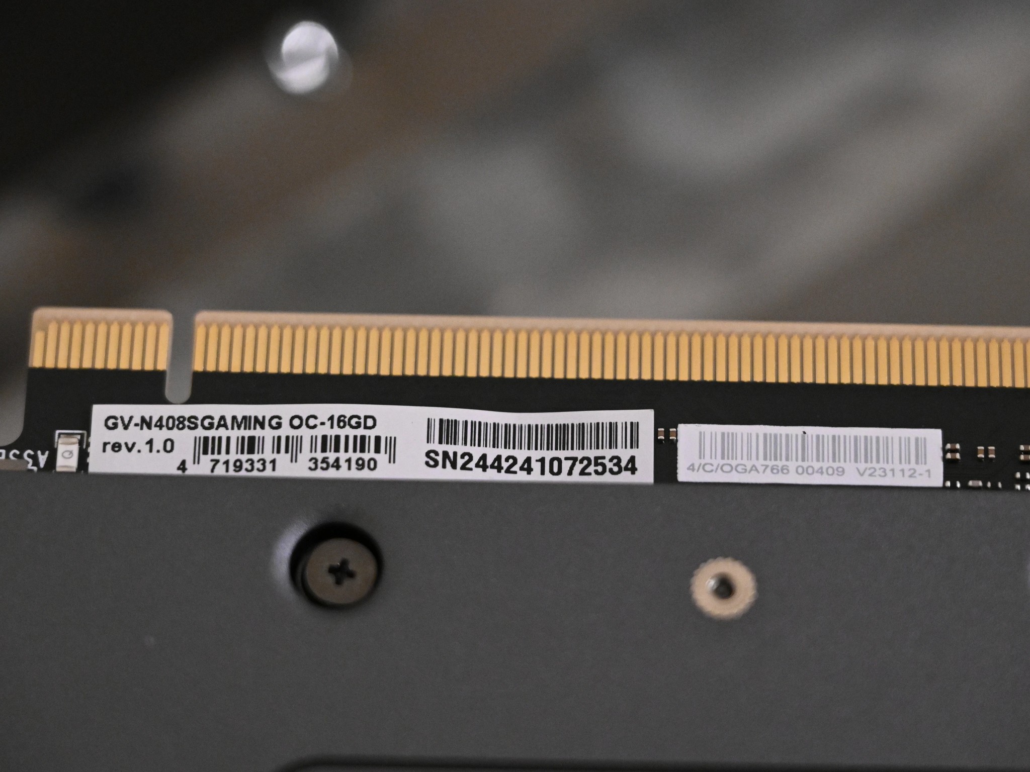 RTX 4080 Super / Gigabyte Gaming OC