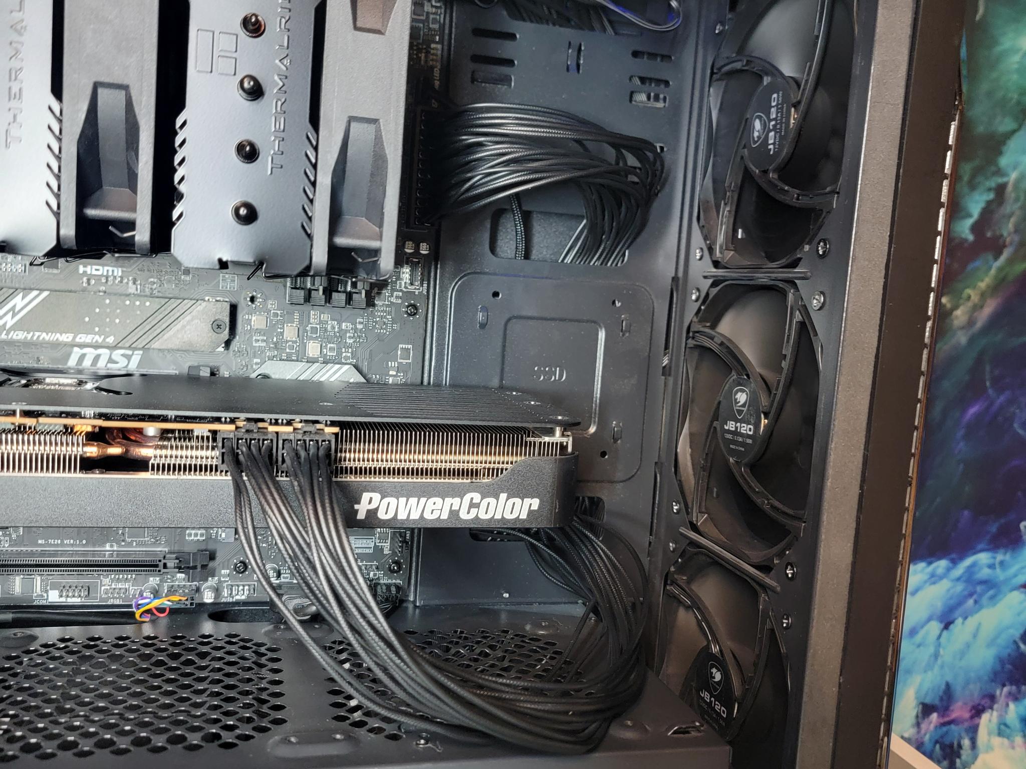 PowerColor RX 9070 XT 16gb + Ryzen 7700x PC Build #47