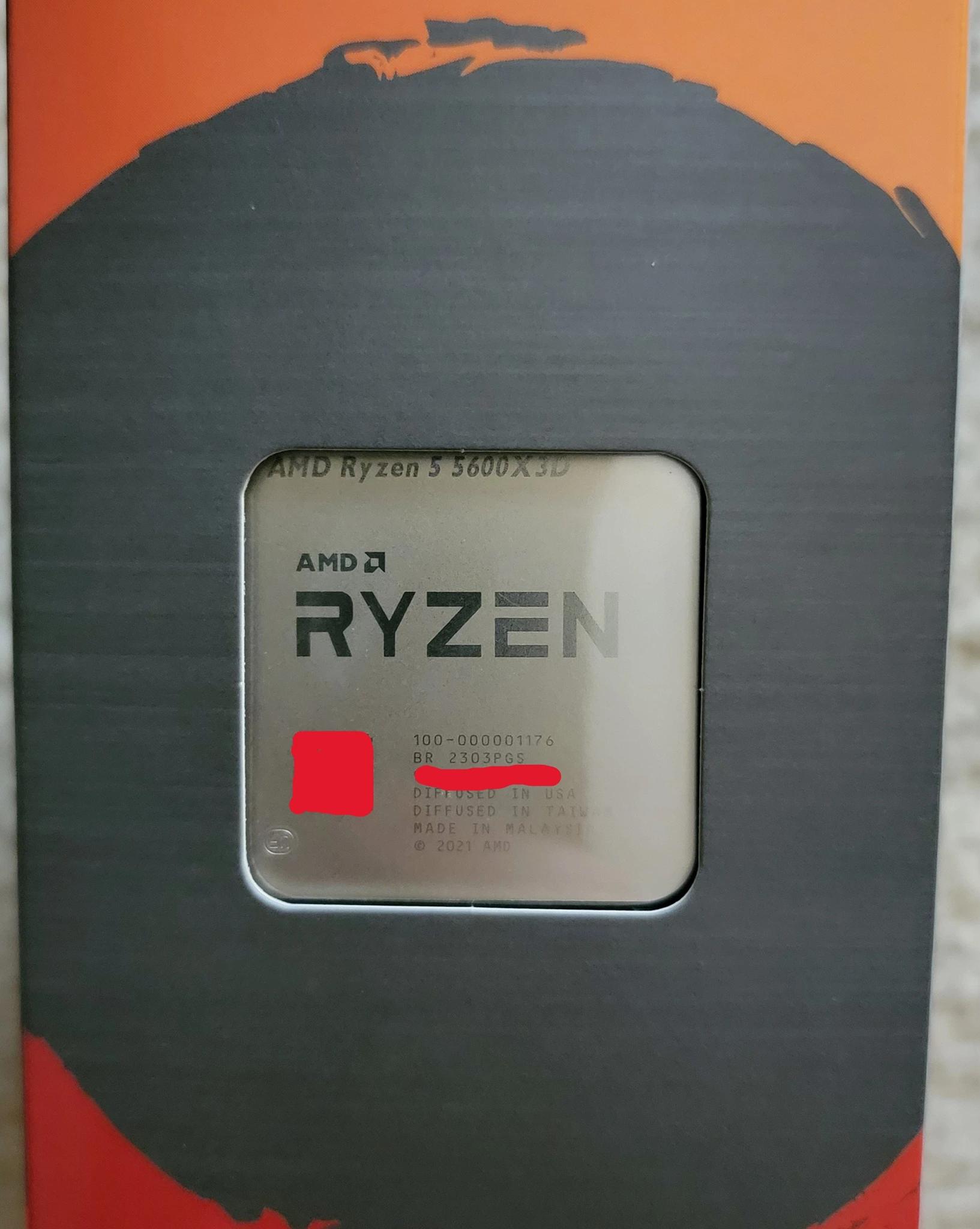 AMD Ryzen 5 5600X3D AM5 6-Core 3D V-Cache Processor Brand New