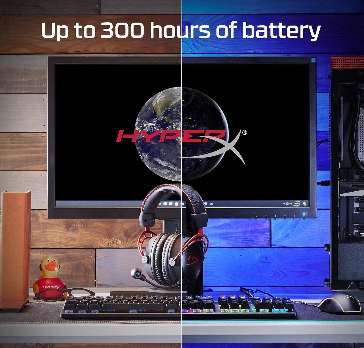 HyperX Cloud Alpha Wireless - Gaming Headset for PC, 300-hour battery life