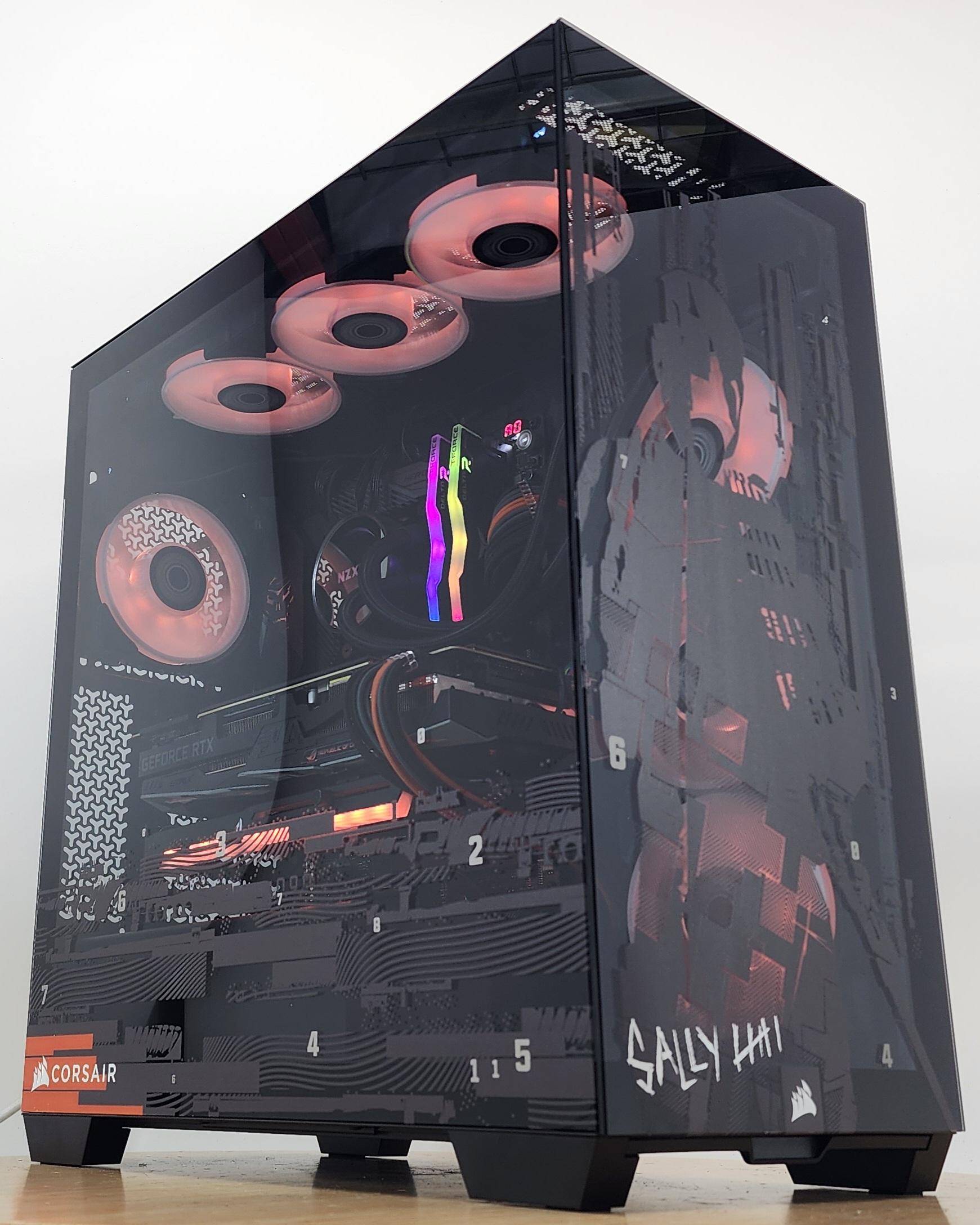 Gaming PC i7-8086K 16GB RAM 1TB SSD RTX 2080 Ti 11GB Windows 11 Computer