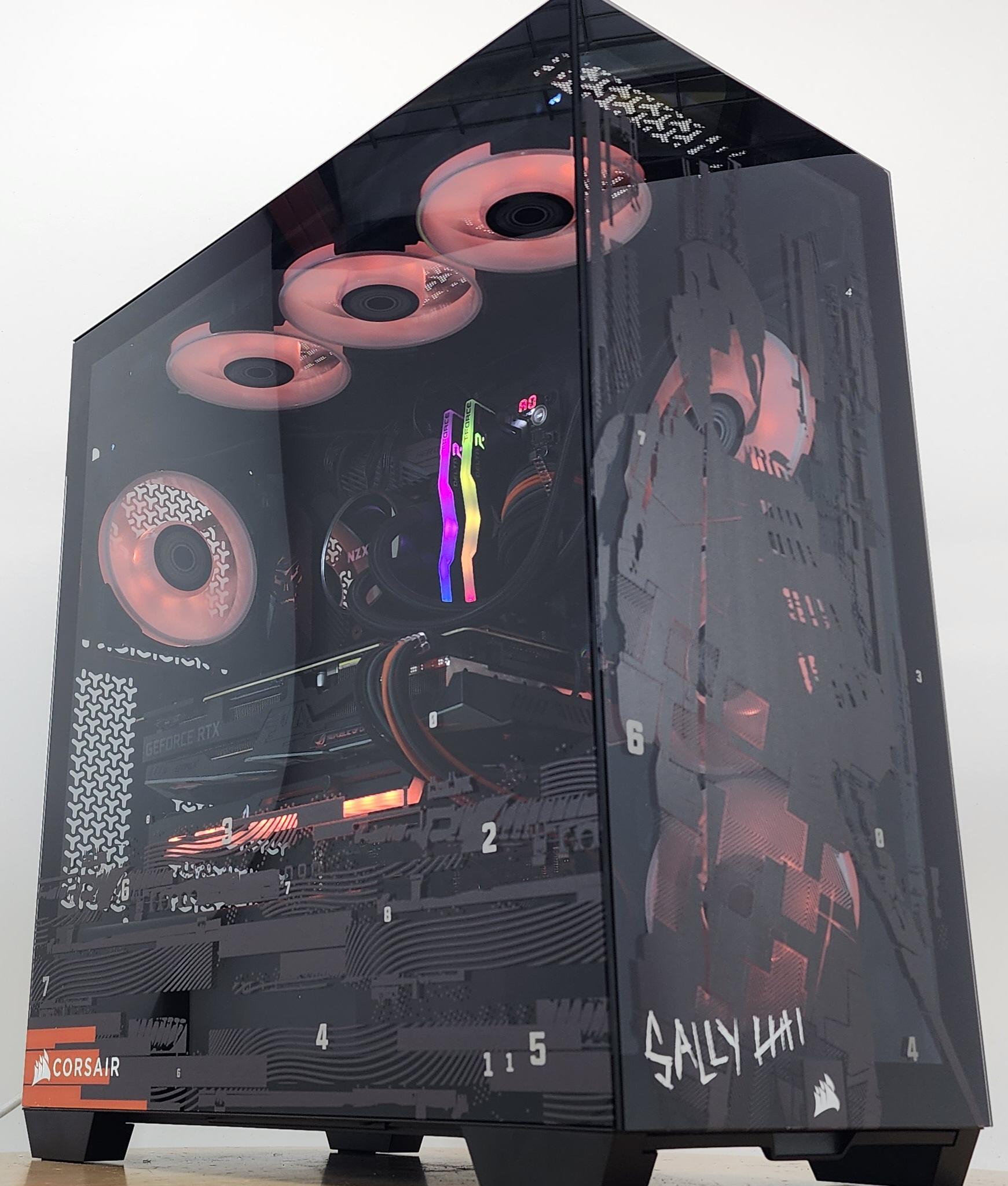 Gaming PC i7-8086K 16GB RAM 1TB SSD RTX 2080 Ti 11GB Windows 11 Computer