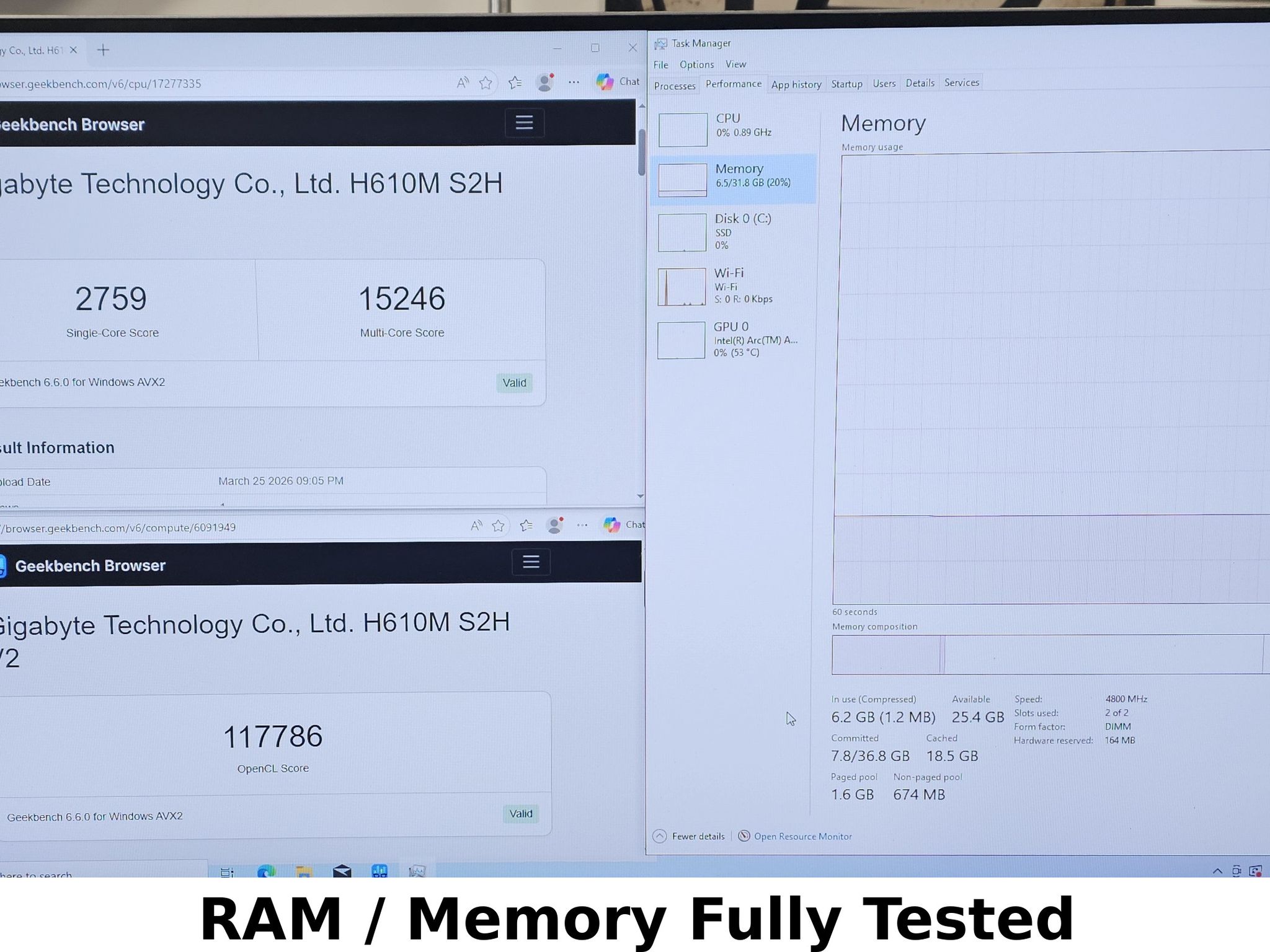 32GB DDR5 (2x16GB) CL36 6000MHz Crucial