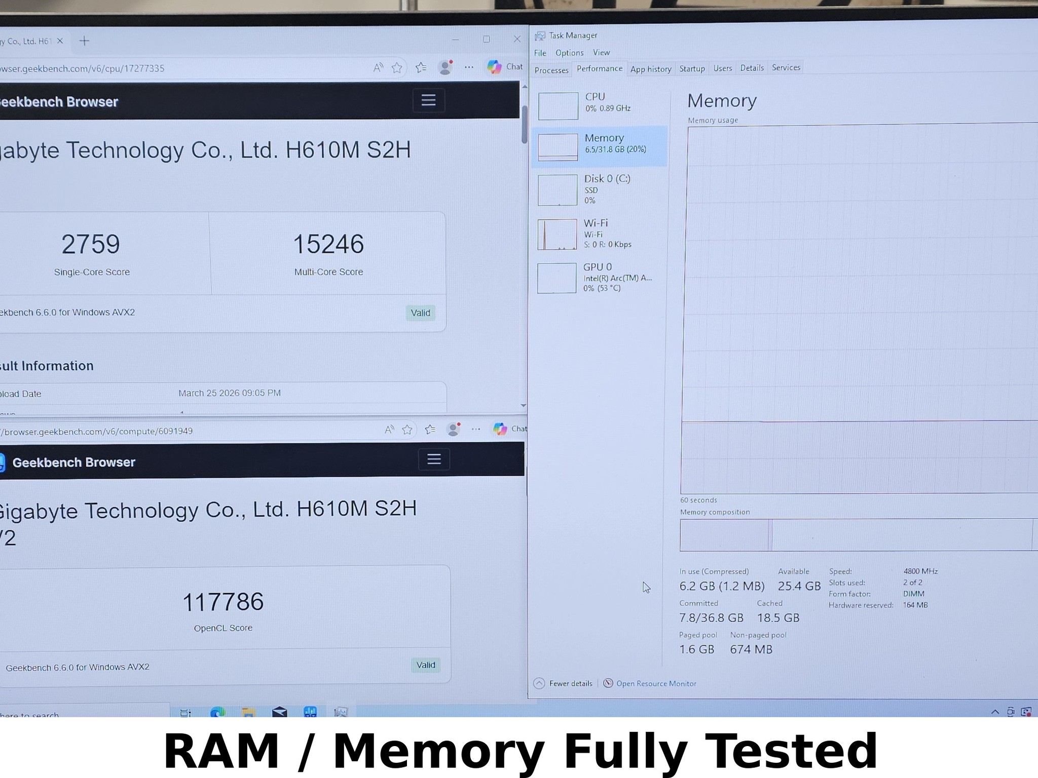 32GB DDR5 (2x16GB) CL36 6000MHz Crucial