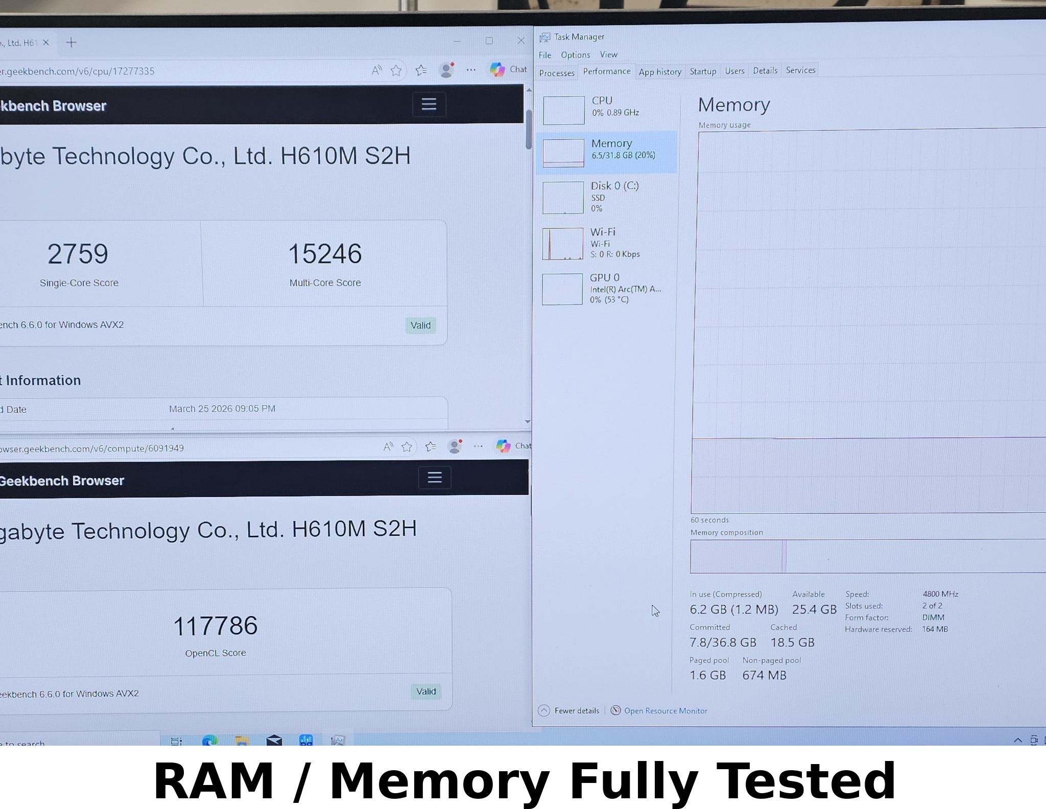 32GB DDR5 (2x16GB) CL36 6000MHz Crucial