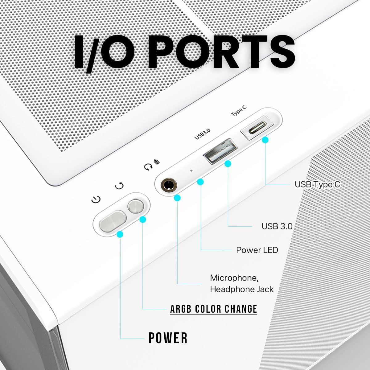 🧊 Pure Performance Gaming PC | RTX 2060, RYZEN 5 2600, 16GB DDR4, 512GB M.2 + 500GB HDD, WIFI & BT