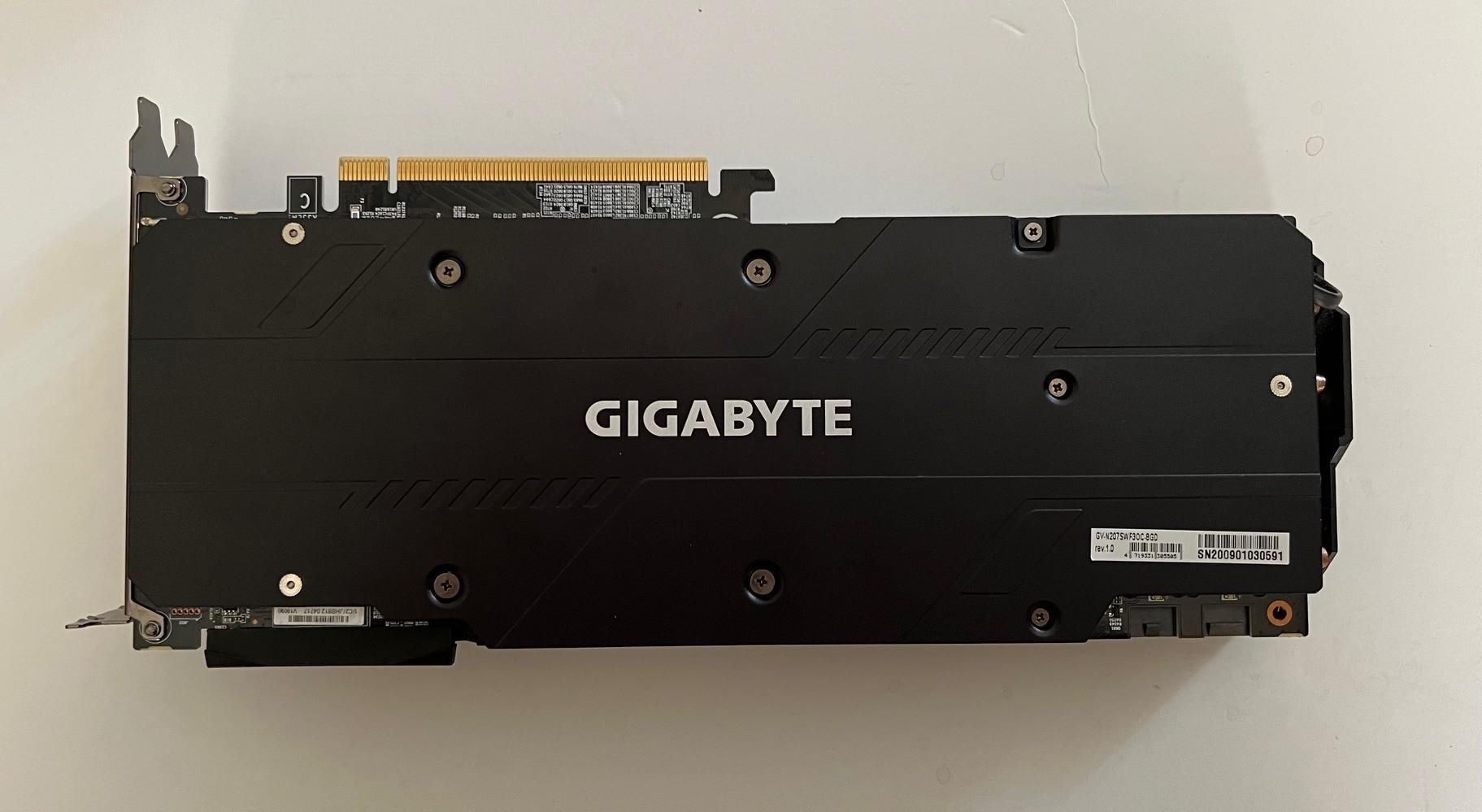 RTX 2070 Super Gigabyte Gaming OC 8G Graphics Card