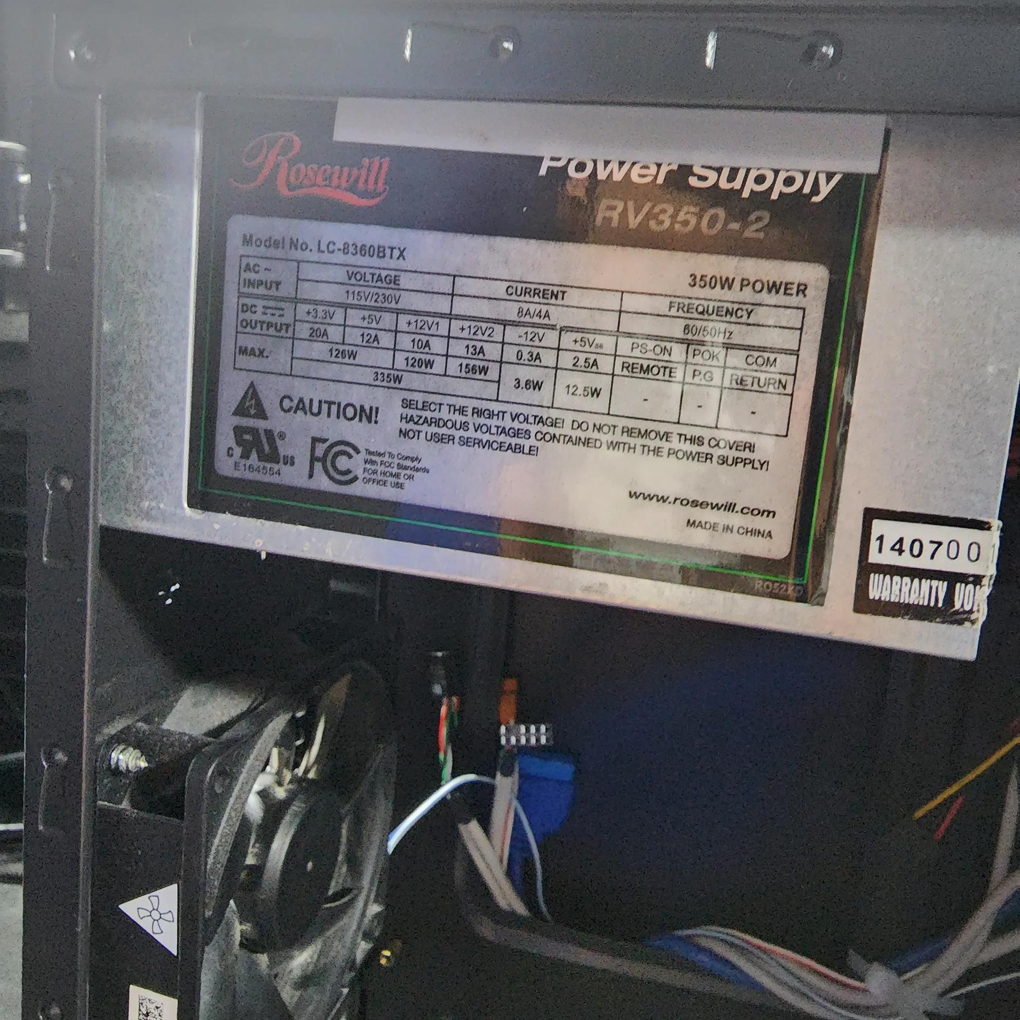 Roswill office PC case