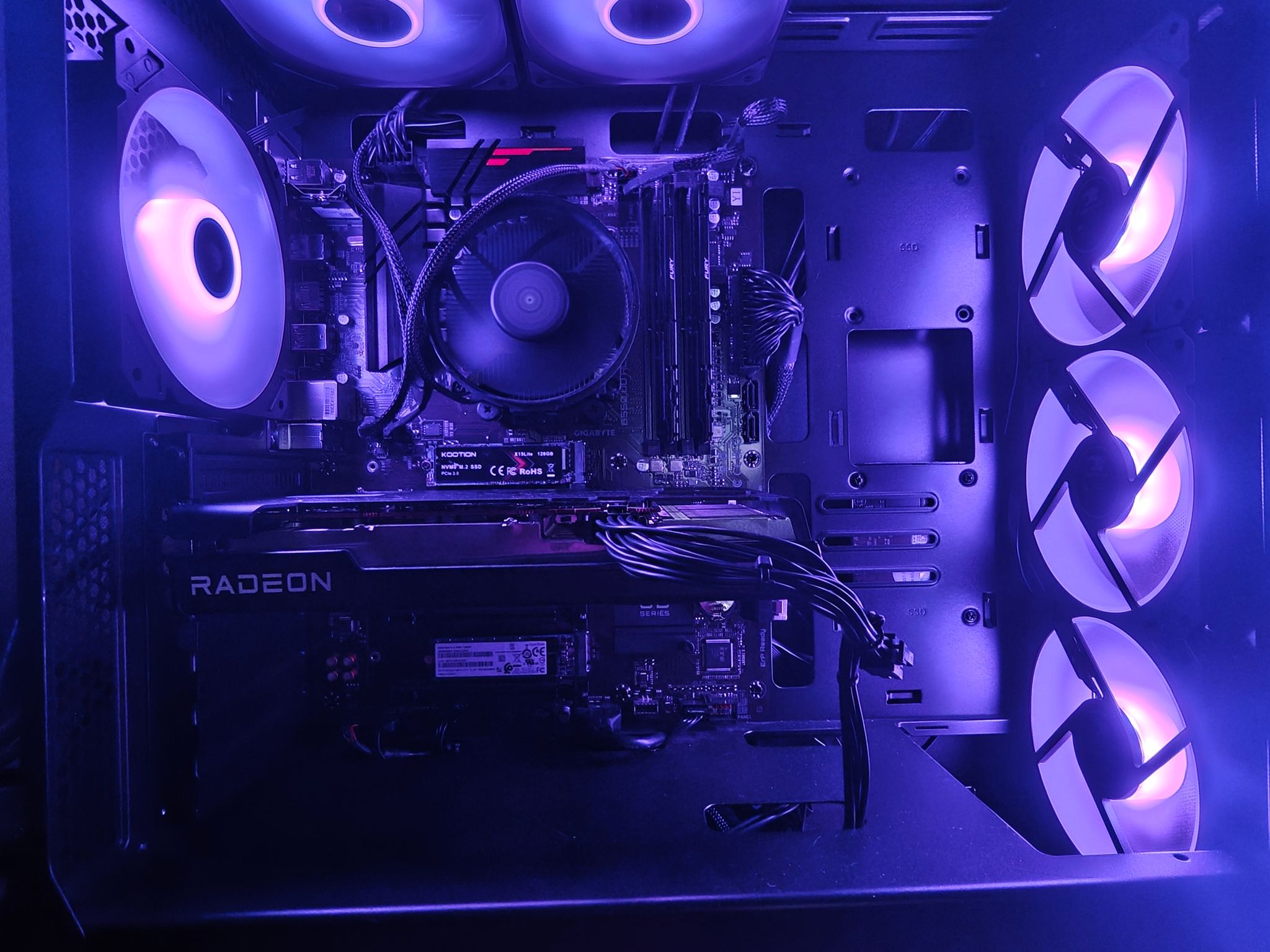 Entry Level 1080p Gaming PC - Ryzen 5 4500, XFX 6600, 16GB RAM, 750 GB Storage