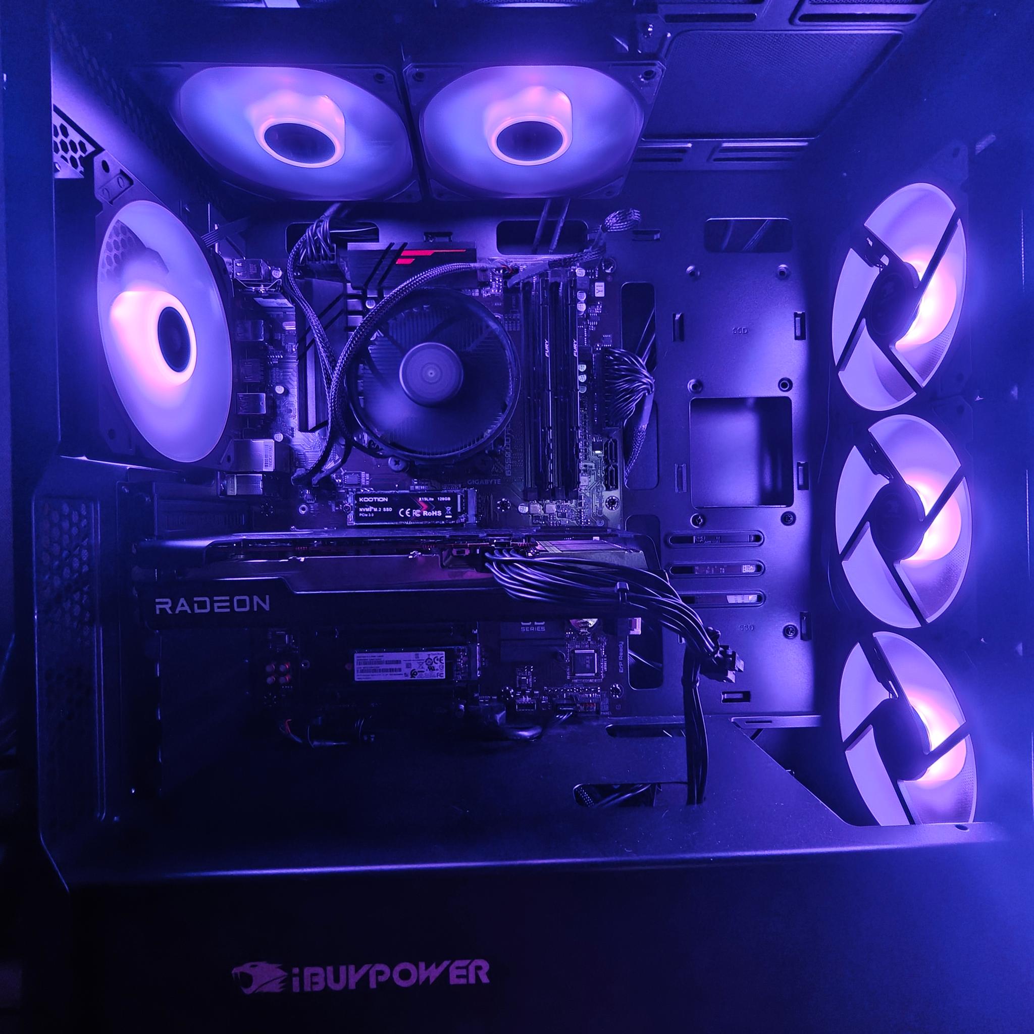 Entry Level 1080p Gaming PC - Ryzen 5 4500, XFX 6600, 16GB RAM, 750 GB Storage