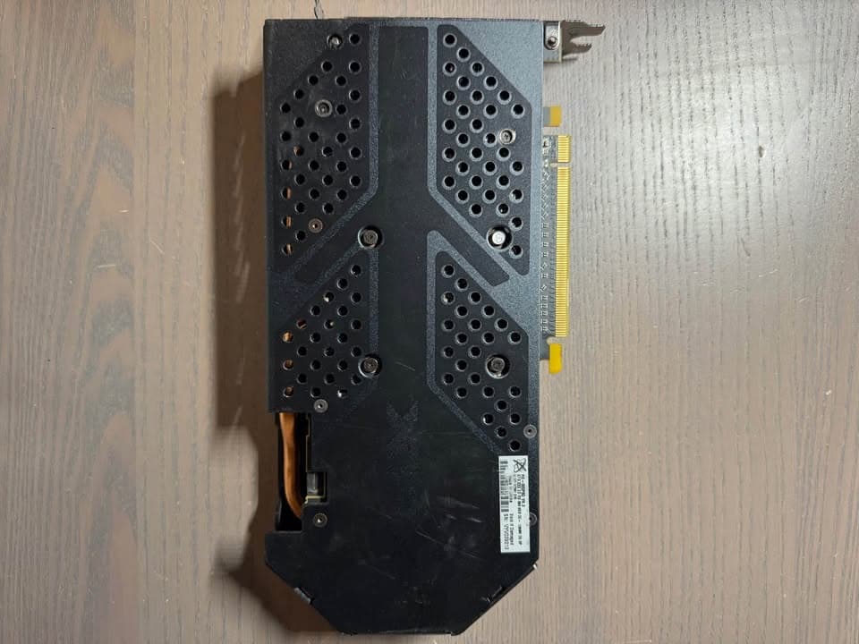 XFX Radeon RX 580 8GB GPU Graphics Card (For parts, Does not display/Post)