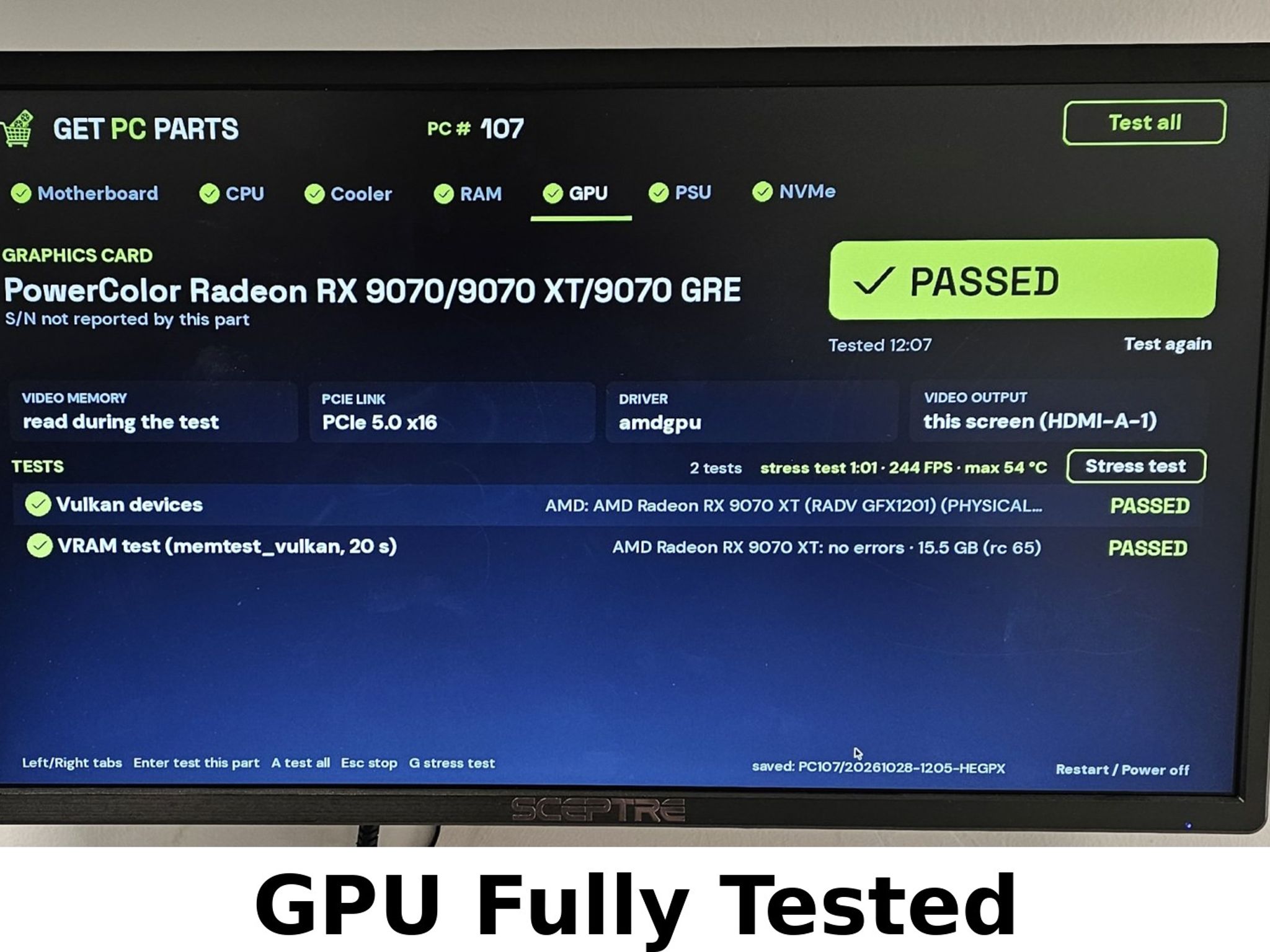 RX 9070 XT PowerColor Hellhound 16GB