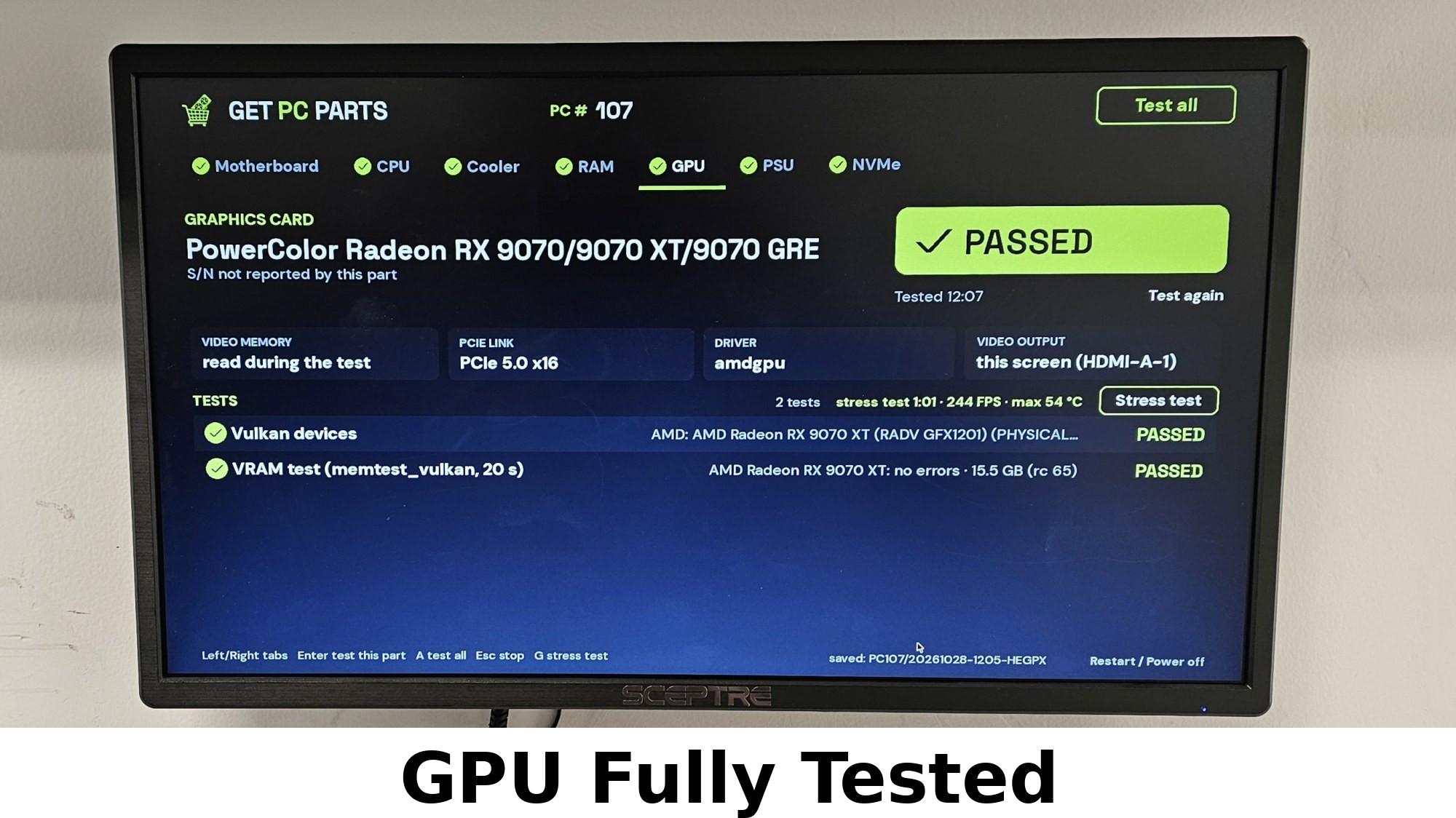 RX 9070 XT PowerColor Hellhound 16GB