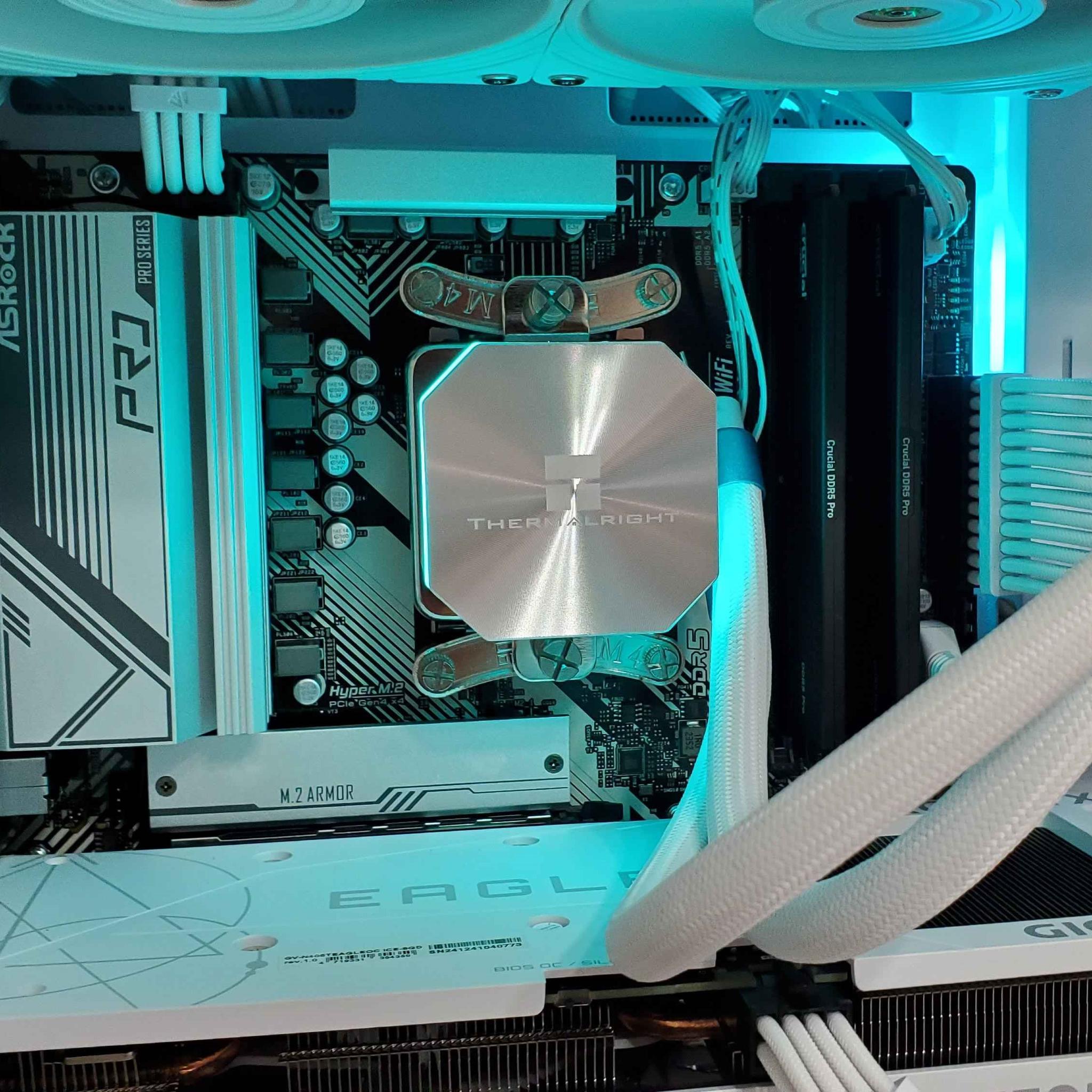 Iceberg🧊|RTX 4060Ti, 7600X White Gaming PC