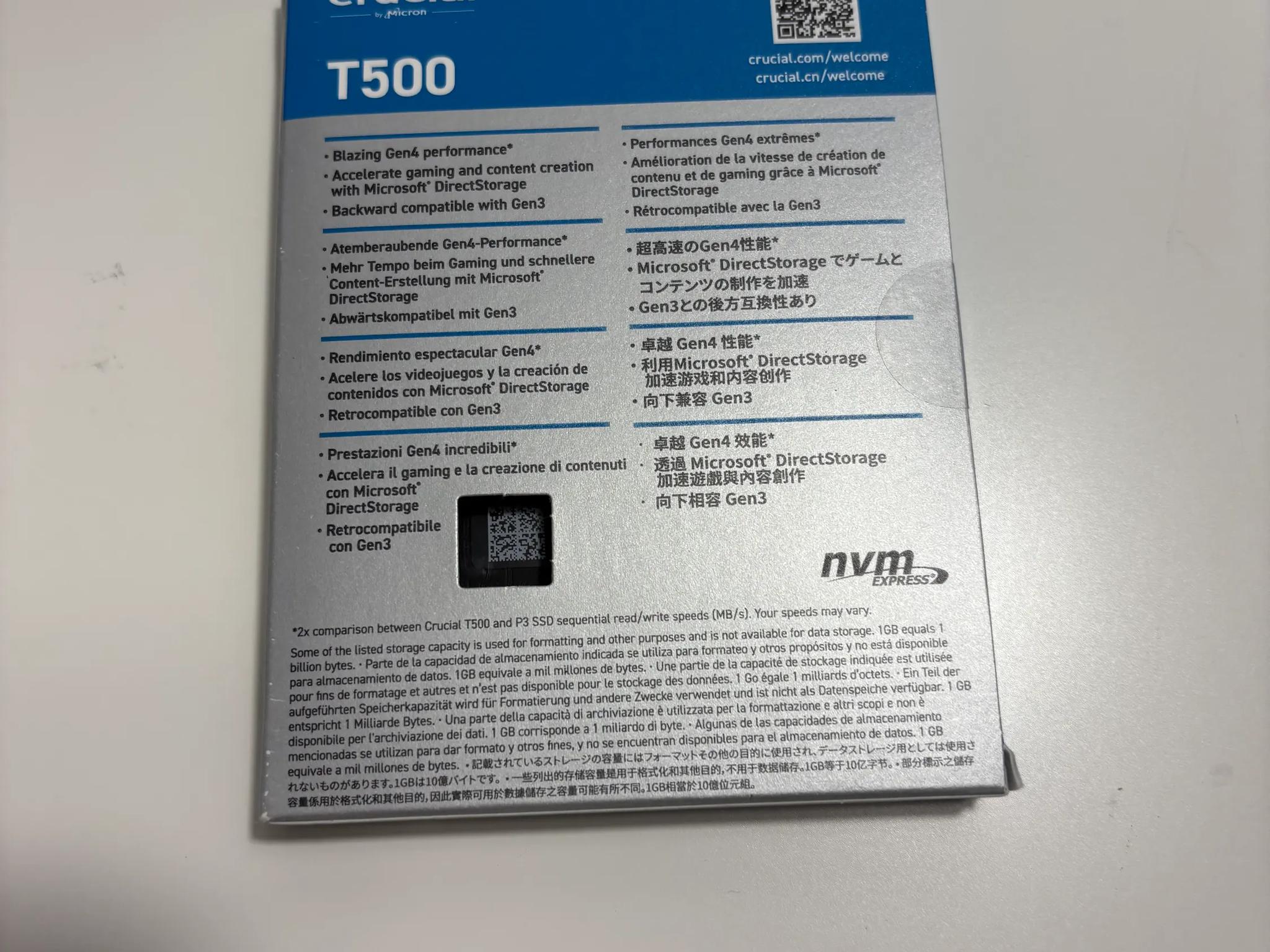 Crucial T500 2TB SSD - M.2 NVME SSD - Gen 4.0x4