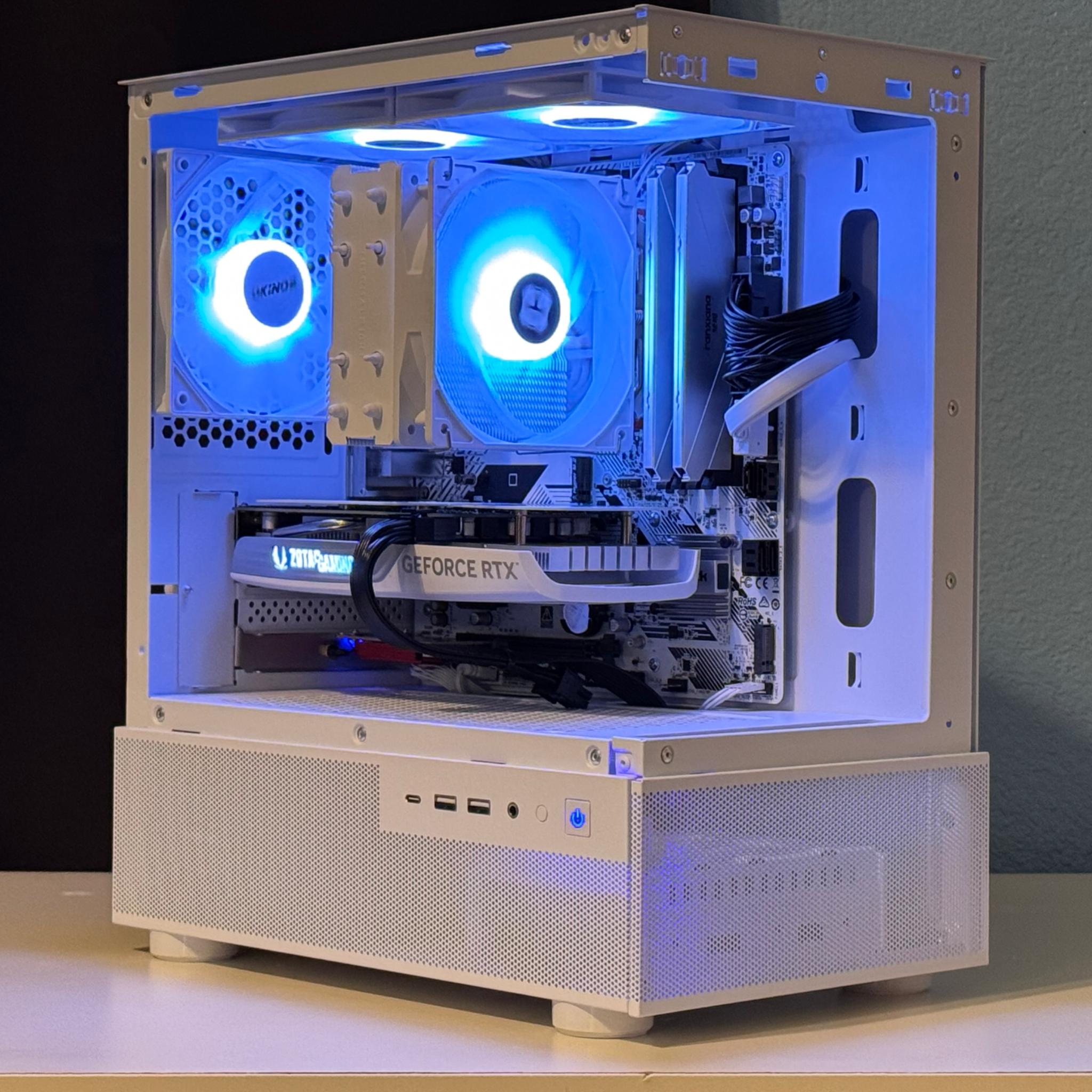 ⬜Whiteout⬜ Ryzen 5 5600 | RTX 4060 8GB White | 16GB Ram 3200mhz | 1TB nVME SSD | Win11 Pro + Wifi
