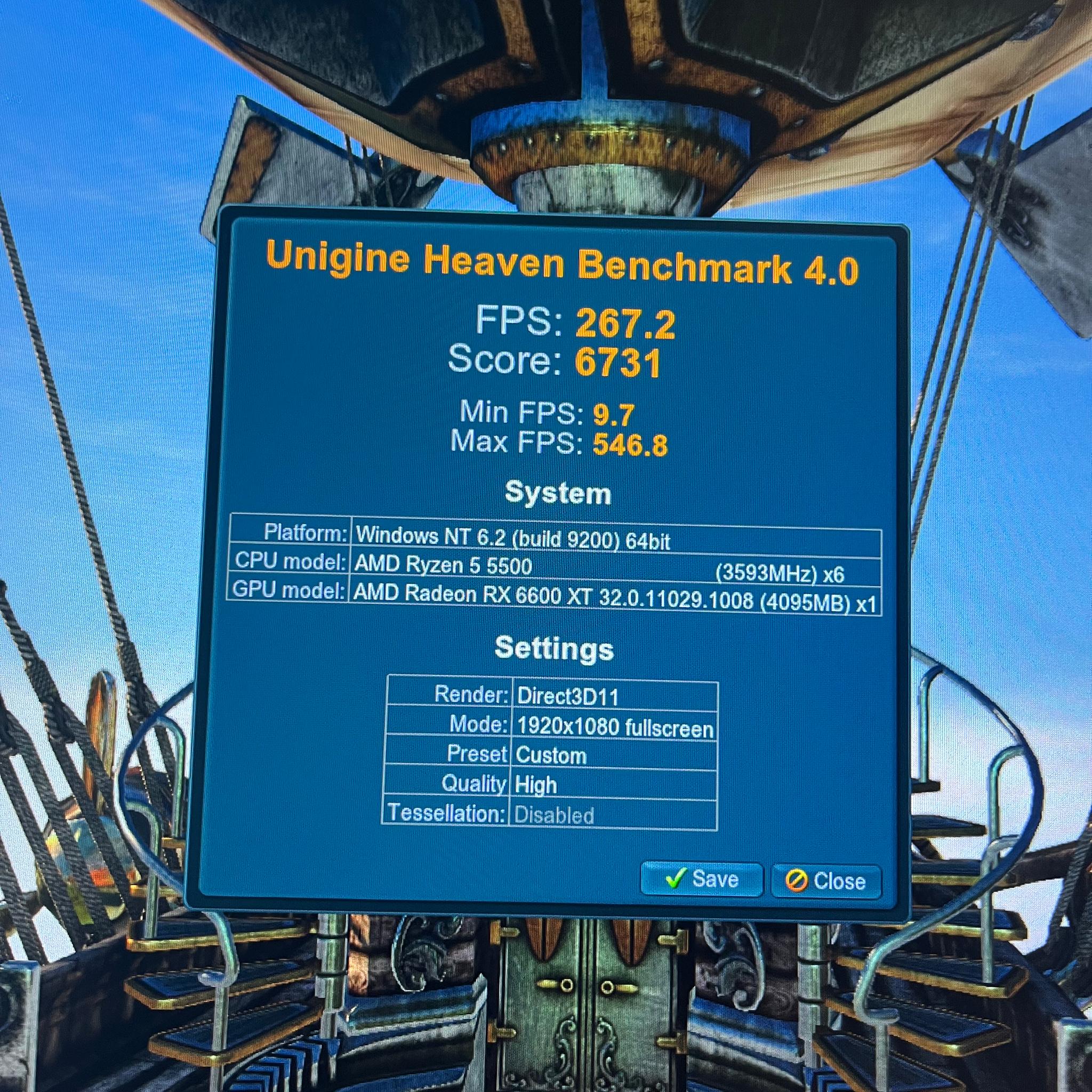 CUSTOM WHITE PC | RYZEN 5 5500 | RX 6600XT | RAM DDR4 16GB | WIN 11 PRO | PURE PERFORMANCE