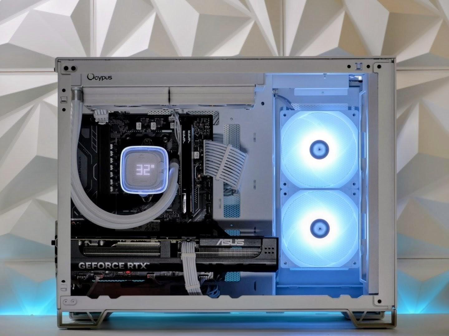 Liquid Cooled Gaming PC | RTX 5070 / Ryzen 8400F / 32GB DDR5 / 1TB NVMe / Wi-Fi