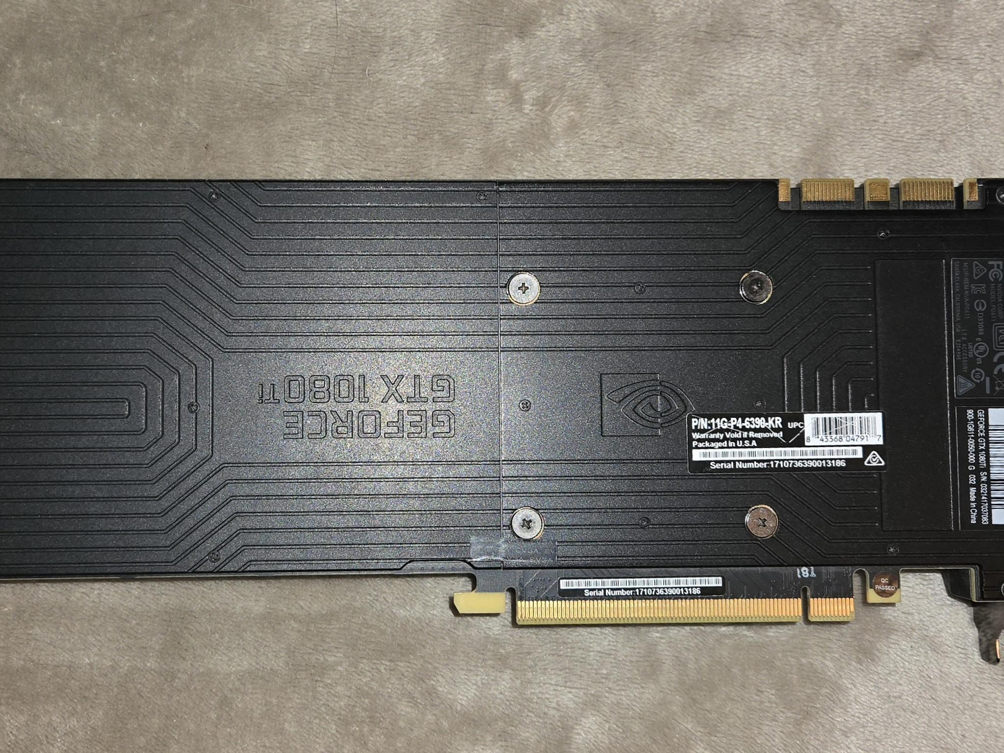 EVGA GeForce GTX 1080 Ti FOUNDERS EDITION 11GB