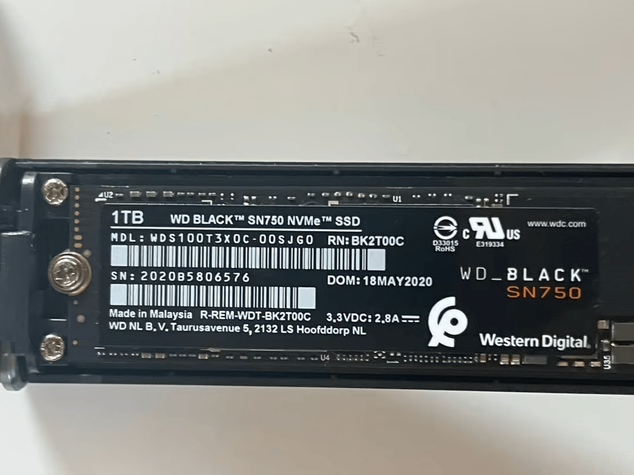 WD BLACK 1TB SN750 SE NVMe Great Condition!