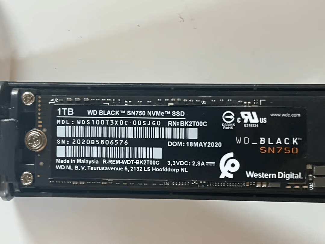 WD BLACK 1TB SN750 SE NVMe Great Condition!