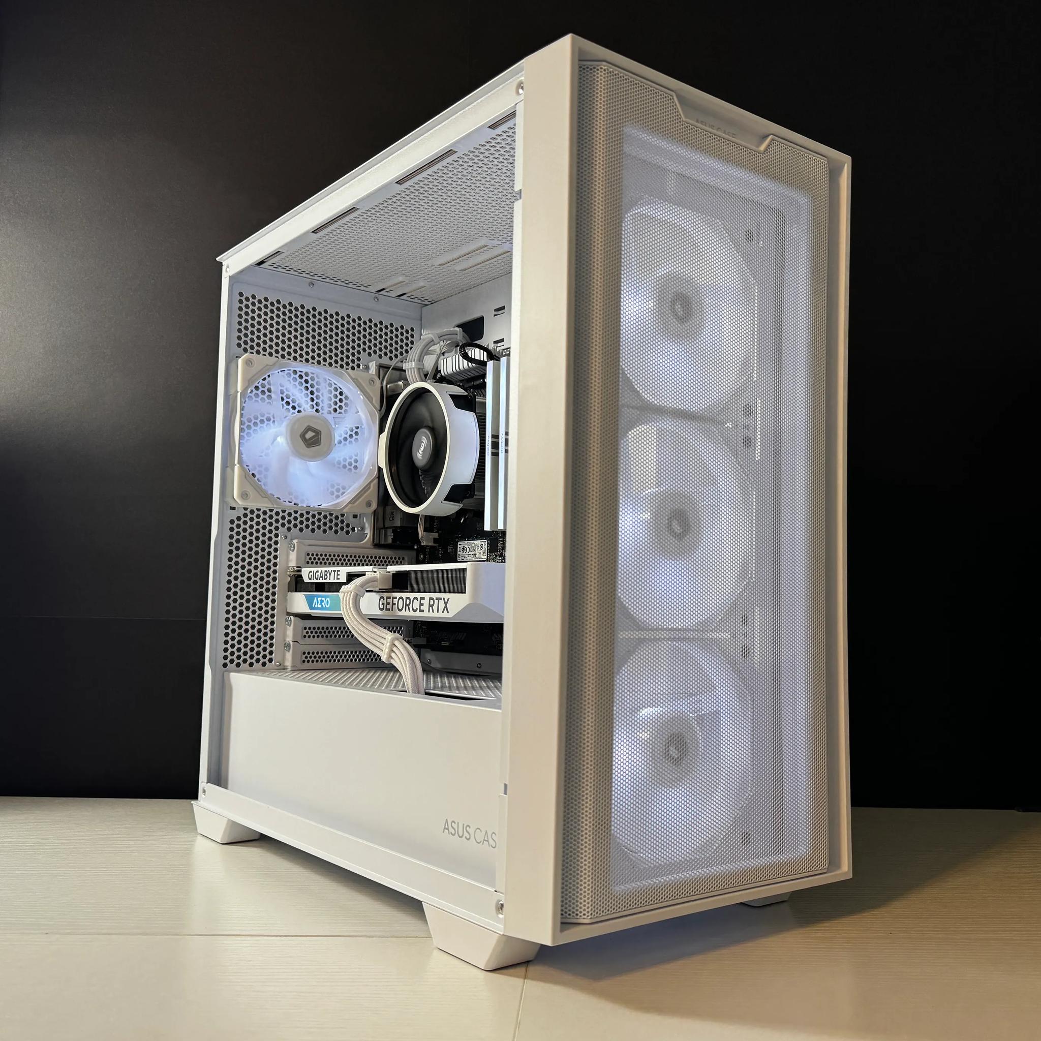 🧊FROST🧊 Gaming PC | AMD Ryzen 5 3600 | 16GB DDR4 | RTX 4060 | 1TB m.2 SSD | Win11 PRO | Wi-Fi