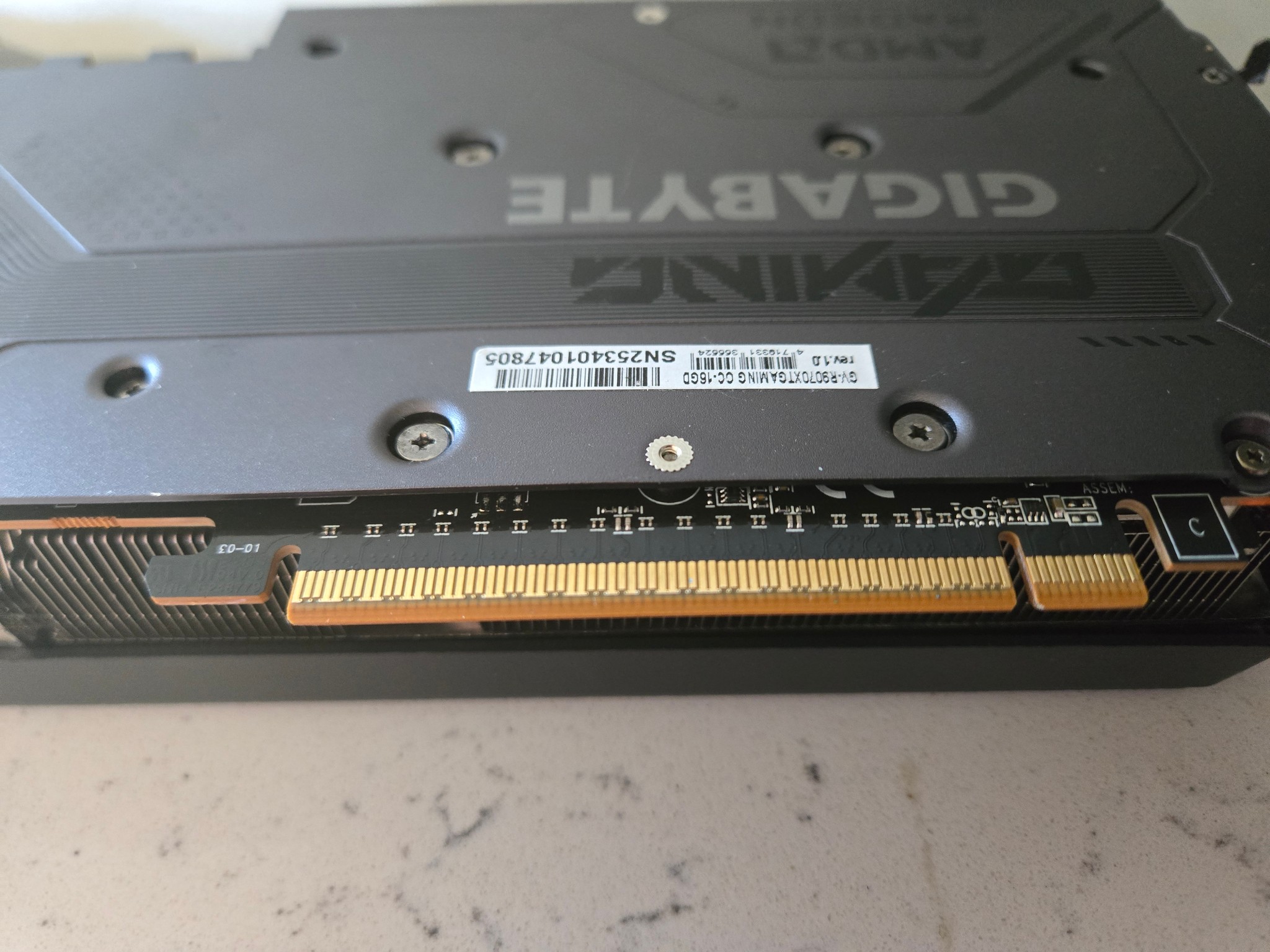 GIGABYTE RX 9070 XT GAMING OC 16G