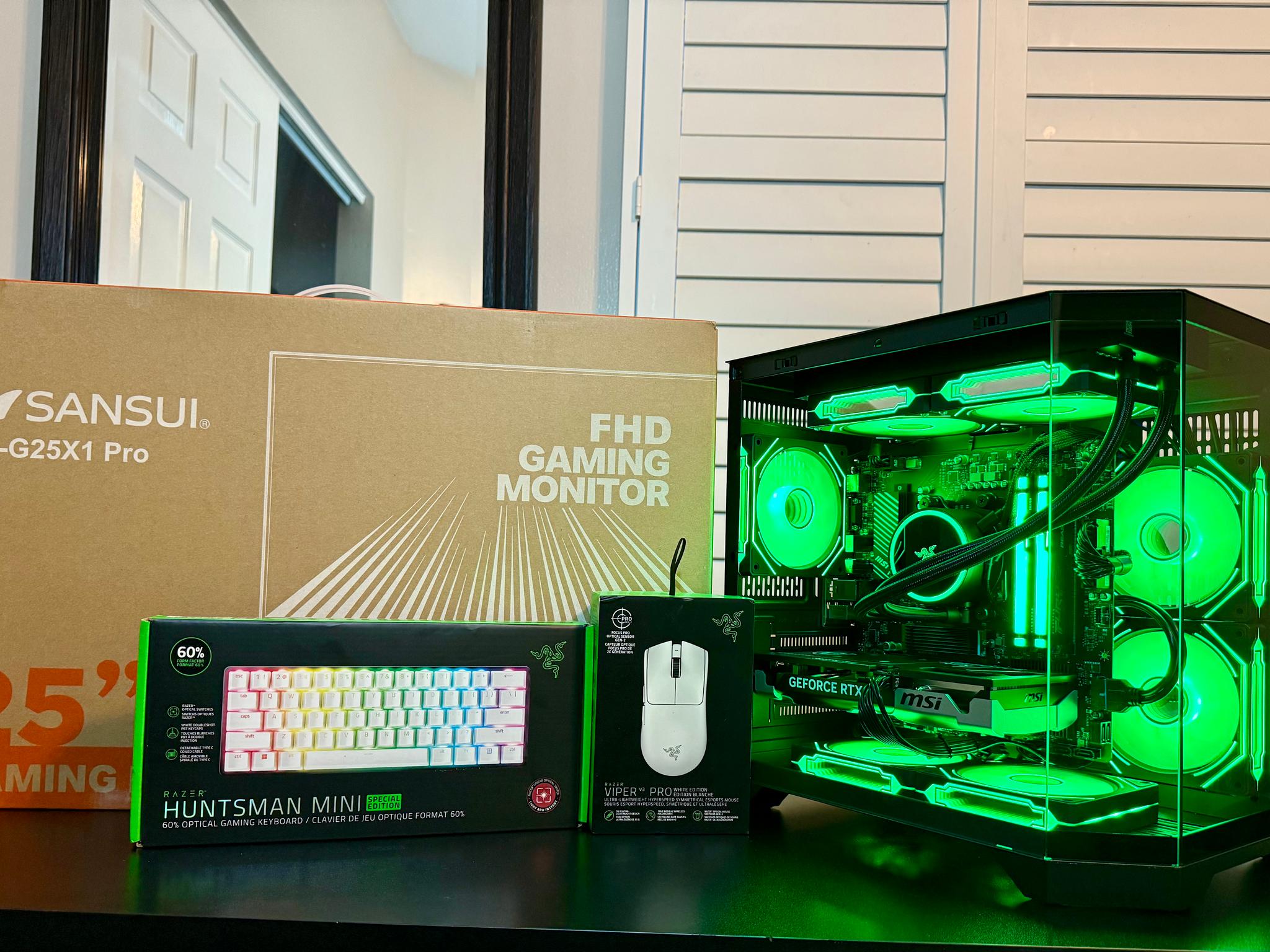 🏆 Complete E-Sports Setup - 5060Ti Gaming PC + 320Hz Monitor + Pro Razer Peripherals