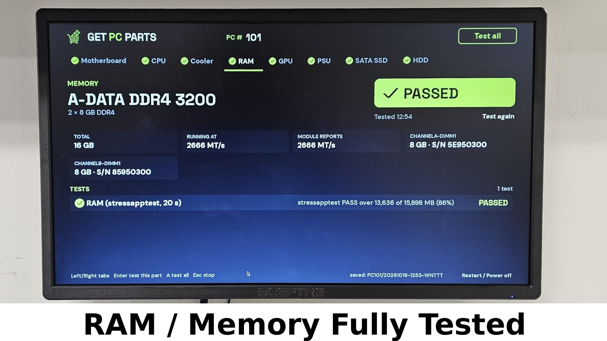 16GB DDR4 (2x8GB) CL16 3200MT/s ADATA XPG Gammix D10