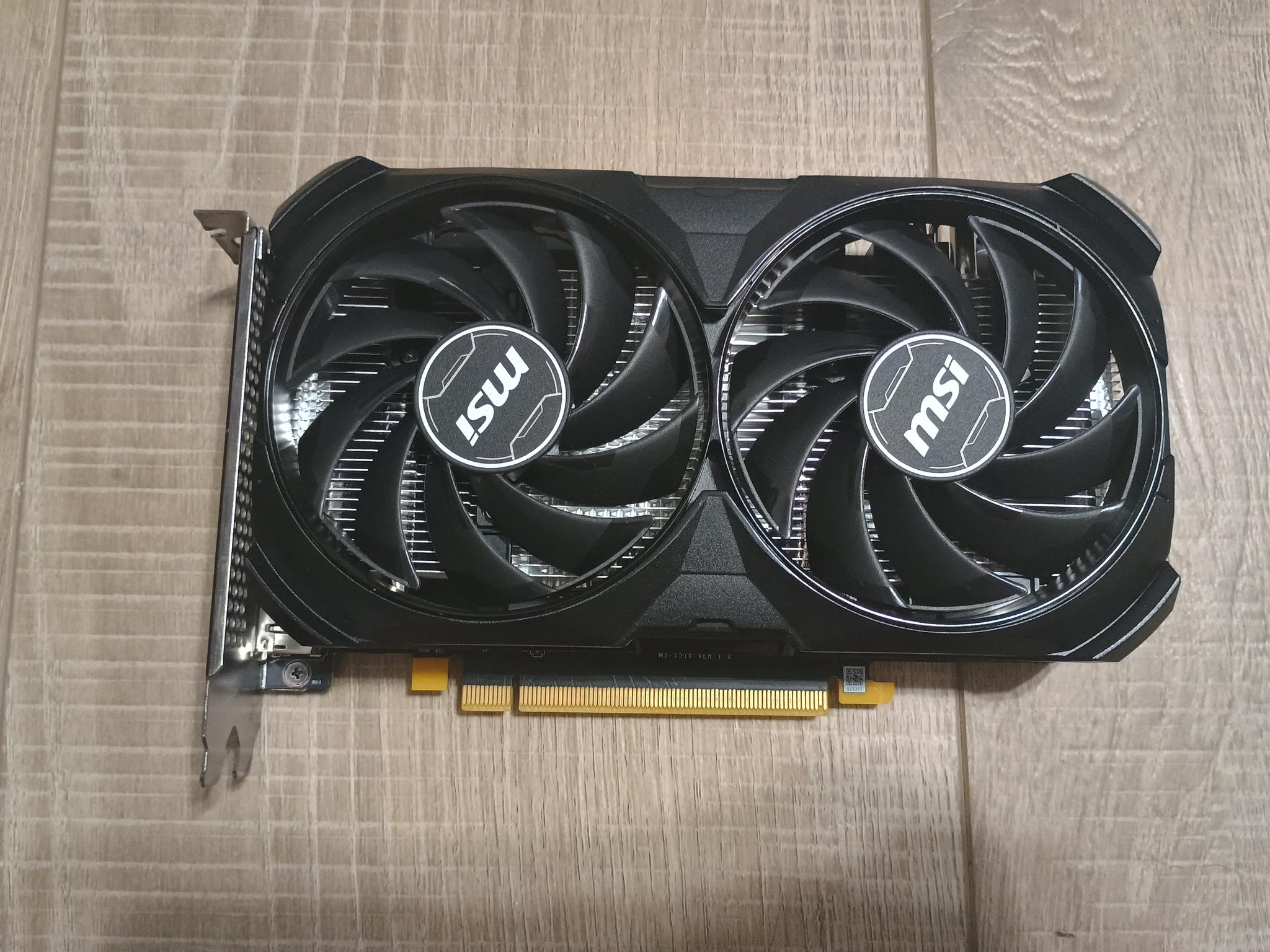 MSI VENTUS 2X BLACK GeForce RTX 4060 - Image 1