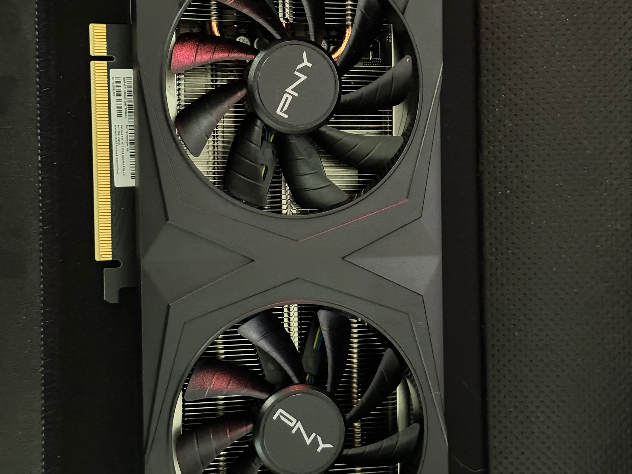 PNY GeForce RTX 4070 12GB VERTO Dual Fan Graphics Card DLSS 3