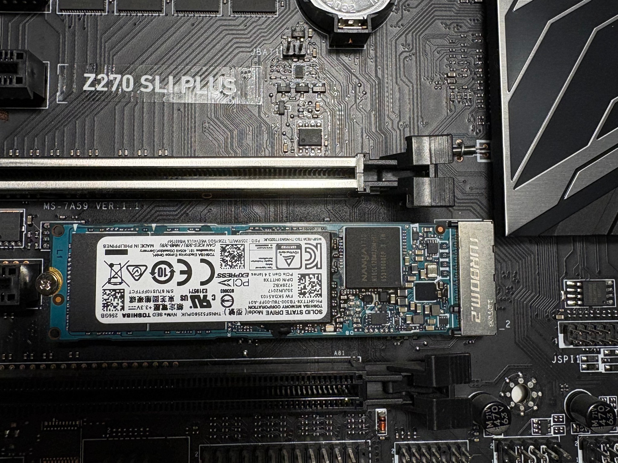 Combo - i7 7700K, MSI Z270 Motherboard, 256GB NVMe