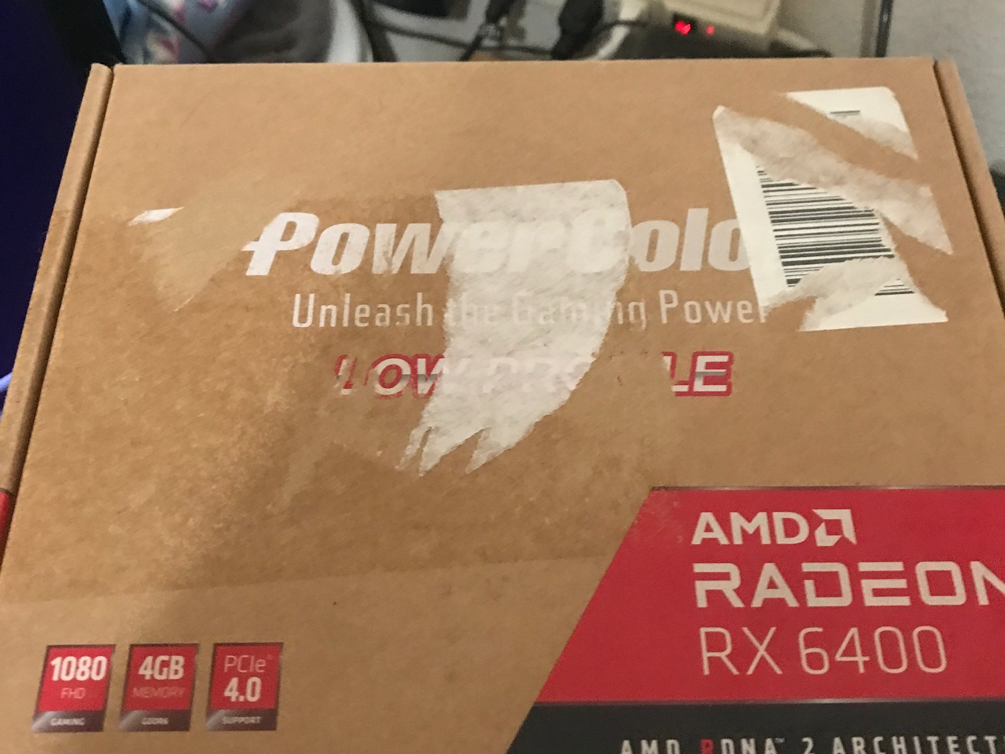 POWER COLOR AMD Radeon RX 6400 lp 4gb