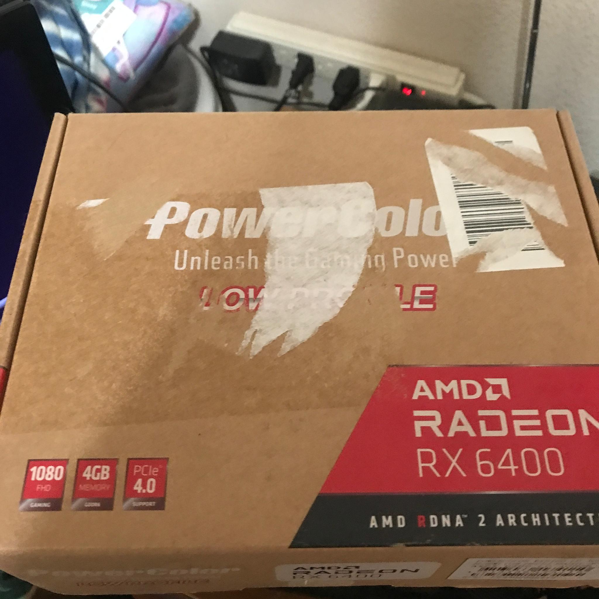 POWER COLOR AMD Radeon RX 6400 lp 4gb