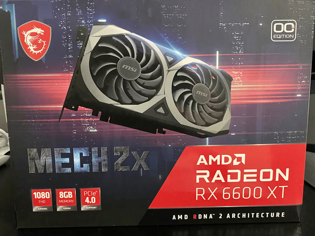 MSI Mech Radeon RX 6600 XT 8GB