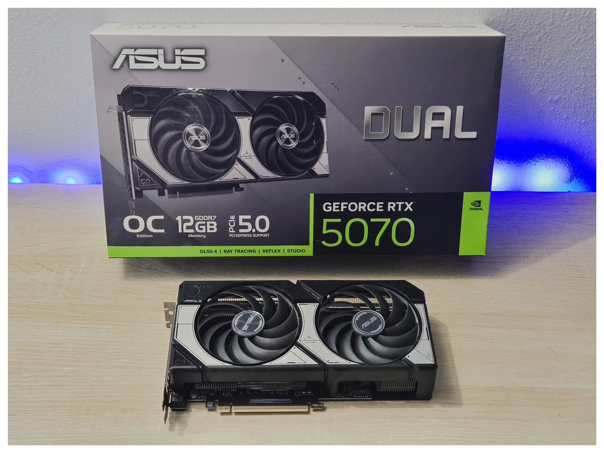 ASUS Dual RTX 5070 12GB OC