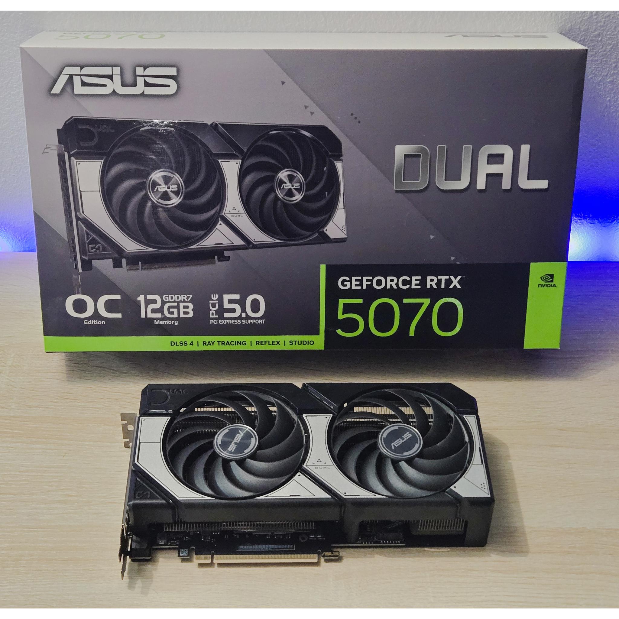ASUS Dual RTX 5070 12GB OC