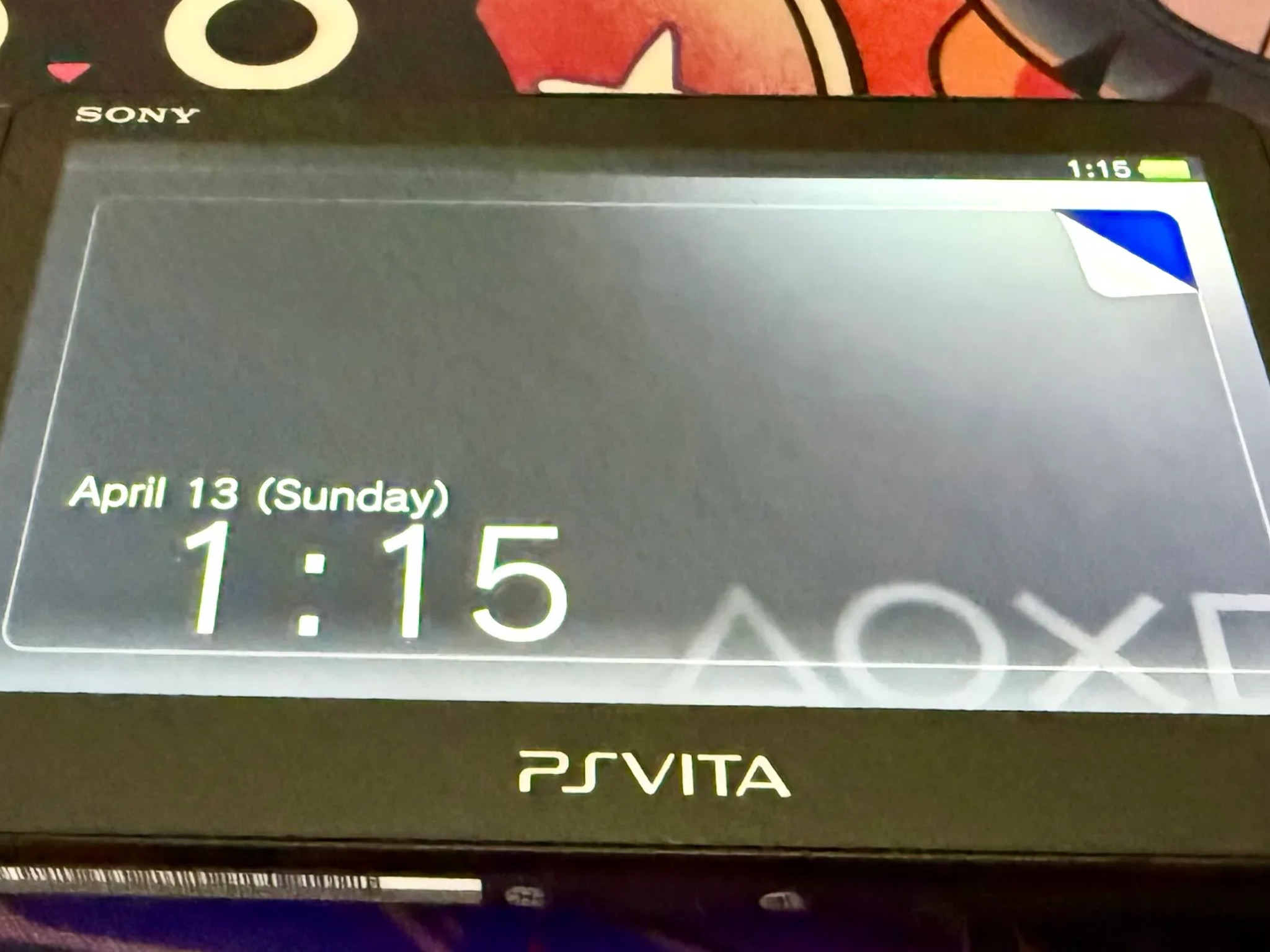 PSVita + 5 PSVita Games Console Black JP Ver.(PCH-2000ZA11)