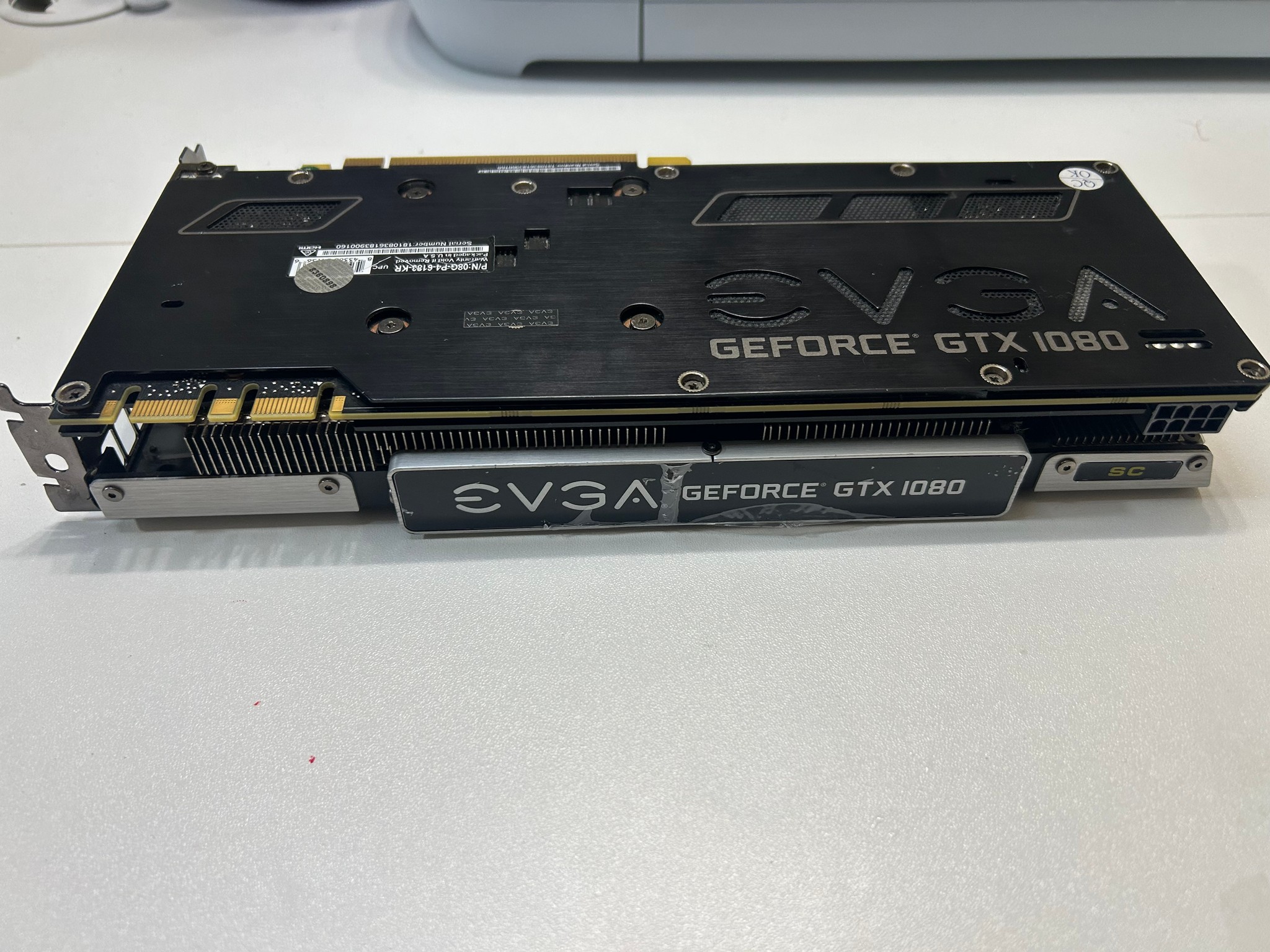 EVGA GeForce GTX 1080 SC 8GB GDDR5X – SuperClocked Gaming GPU (Tested, Works Great!)
