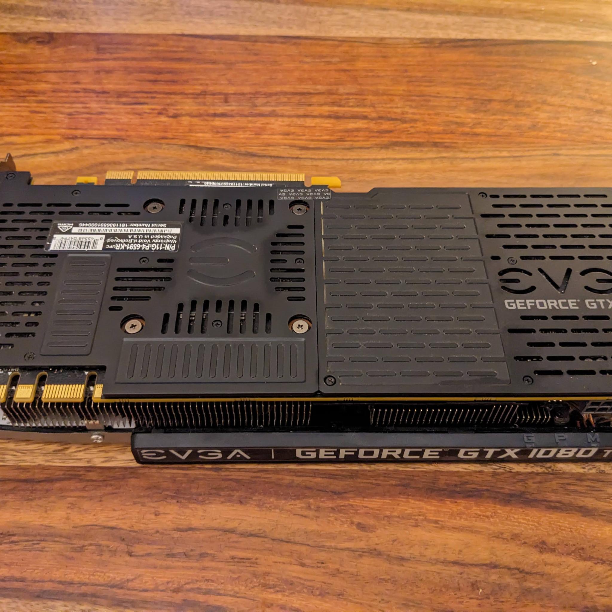 EVGA GeForce GTX 1080 Ti 11GB GDDR5X Graphics Card 11G-P4-6591-KR