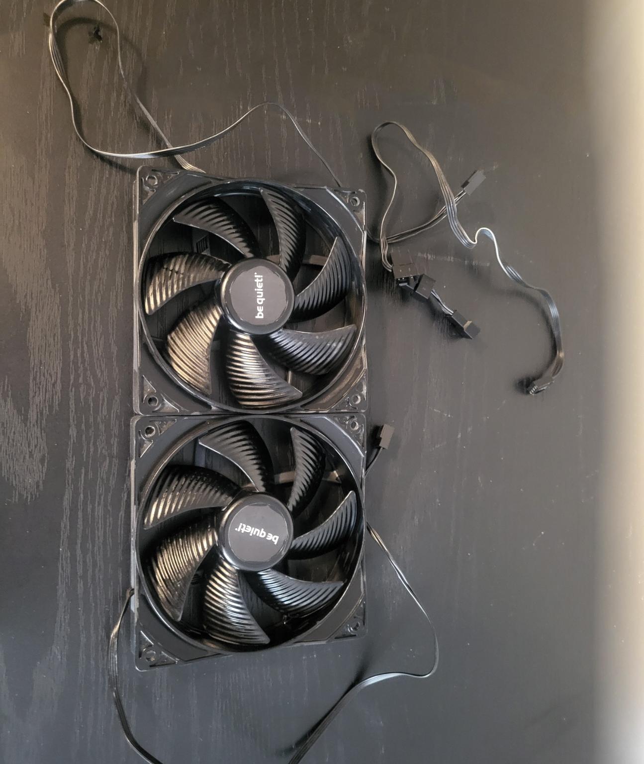 A Pair of Be Quiet 120mm Case Fans