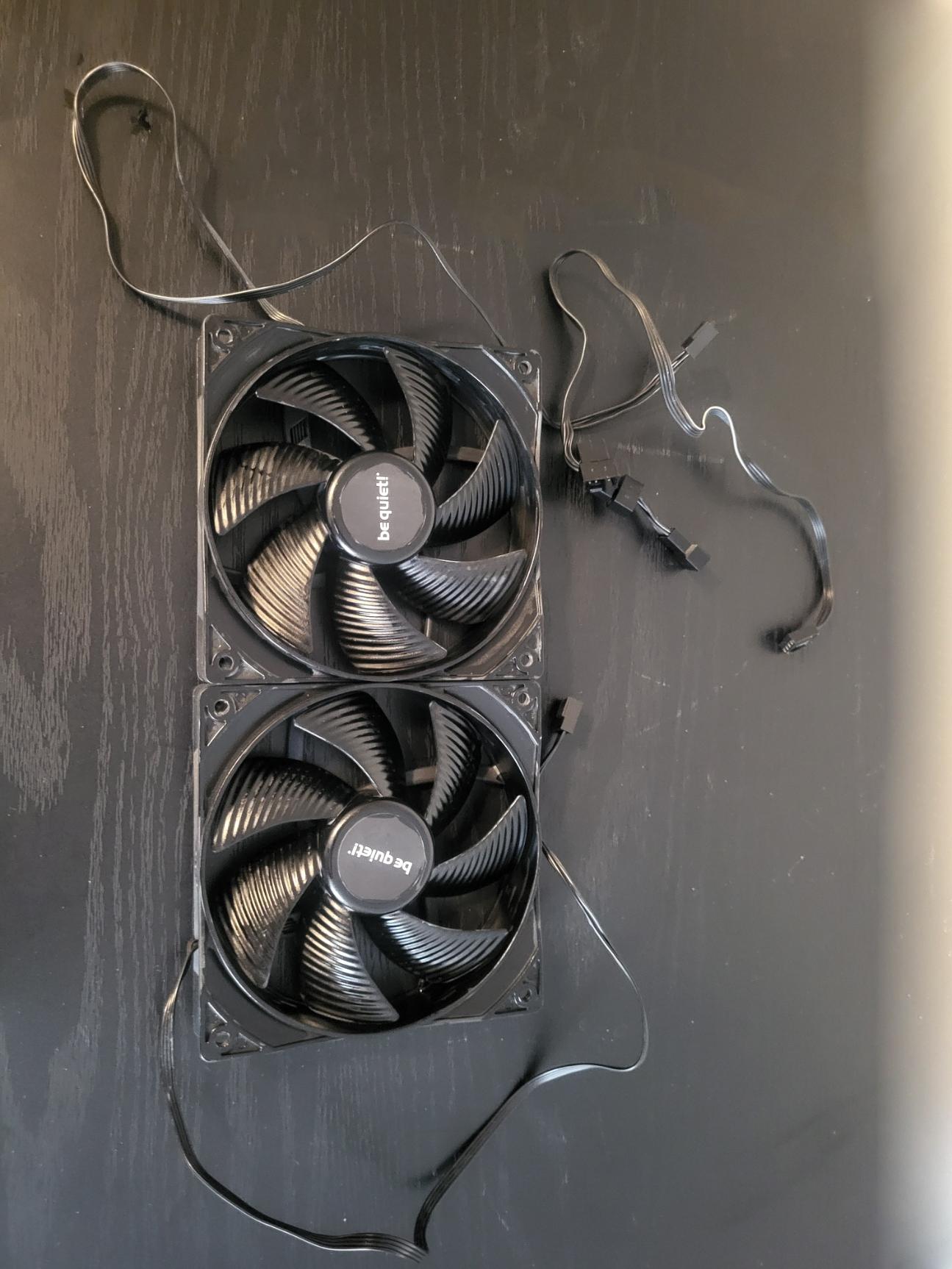 A Pair of Be Quiet 120mm Case Fans