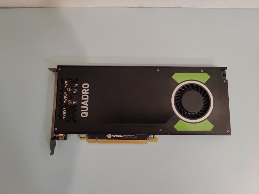 Nvidia Quadro p4000 8gb Vram Gpu--Lightly Used