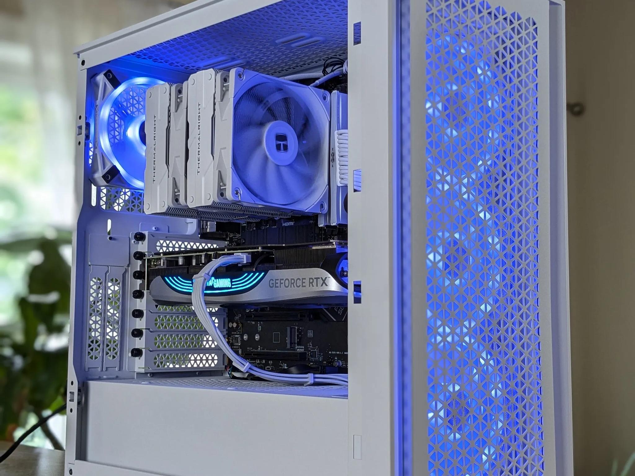 Mid Range Ryzen White Gaming PC - Ryzen 5 7500F - RTX 4070