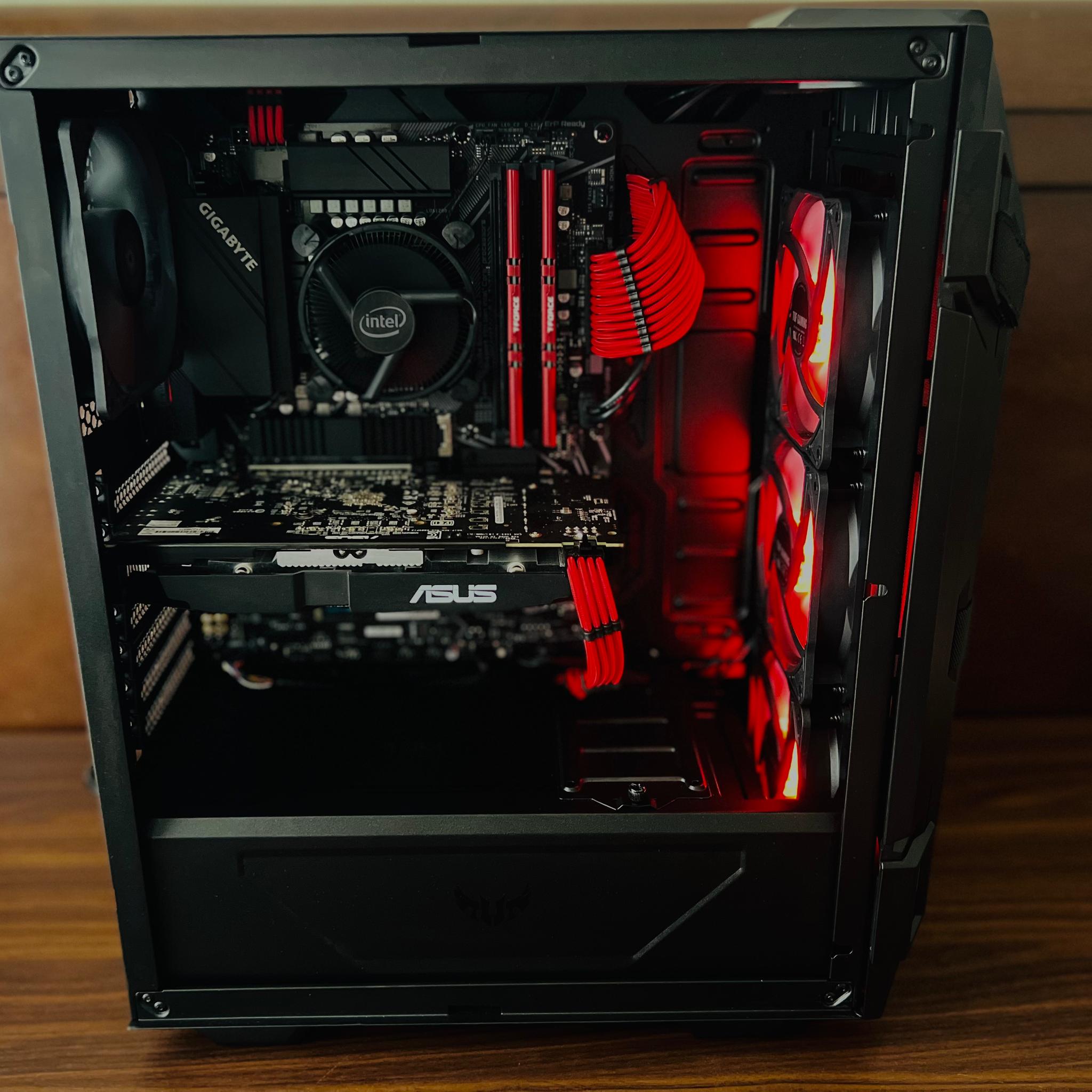 Core i3-10105f - RX 580 4GB - Custom Gaming PC - Desktop - 16gb ddr4 RAM - Budget Gaming PC - RGB.
